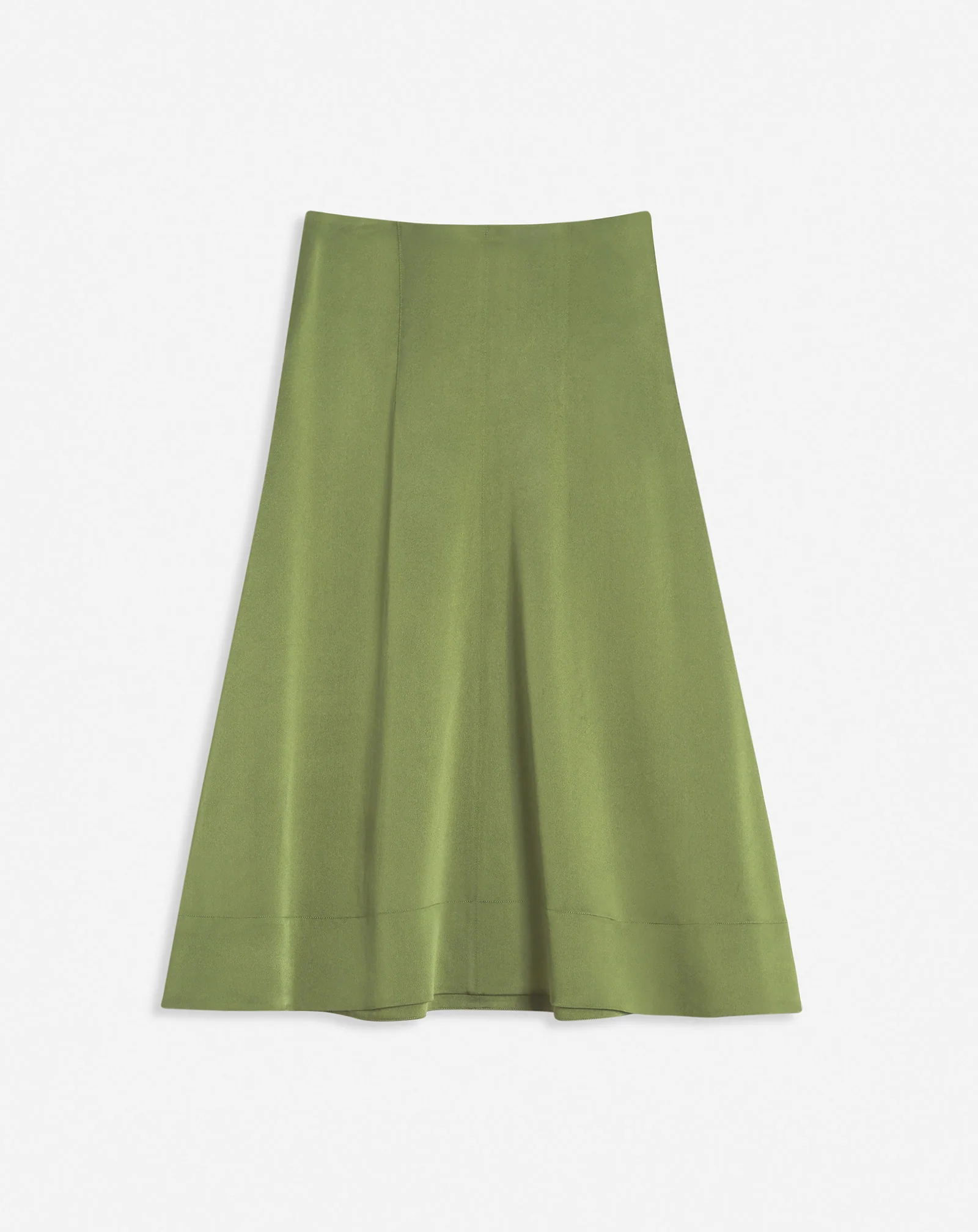 Flared midi skirt