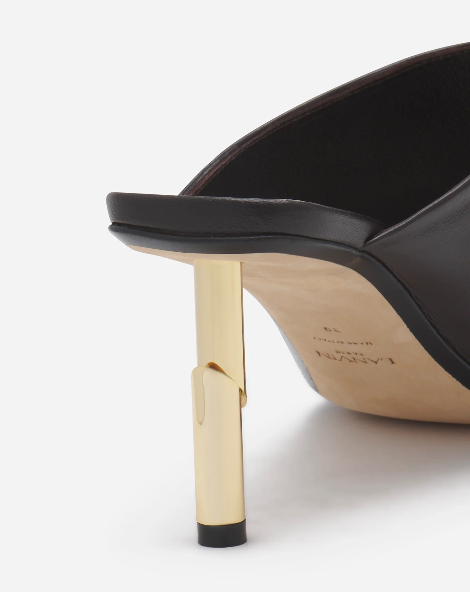 Leather sequence by lanvin mules