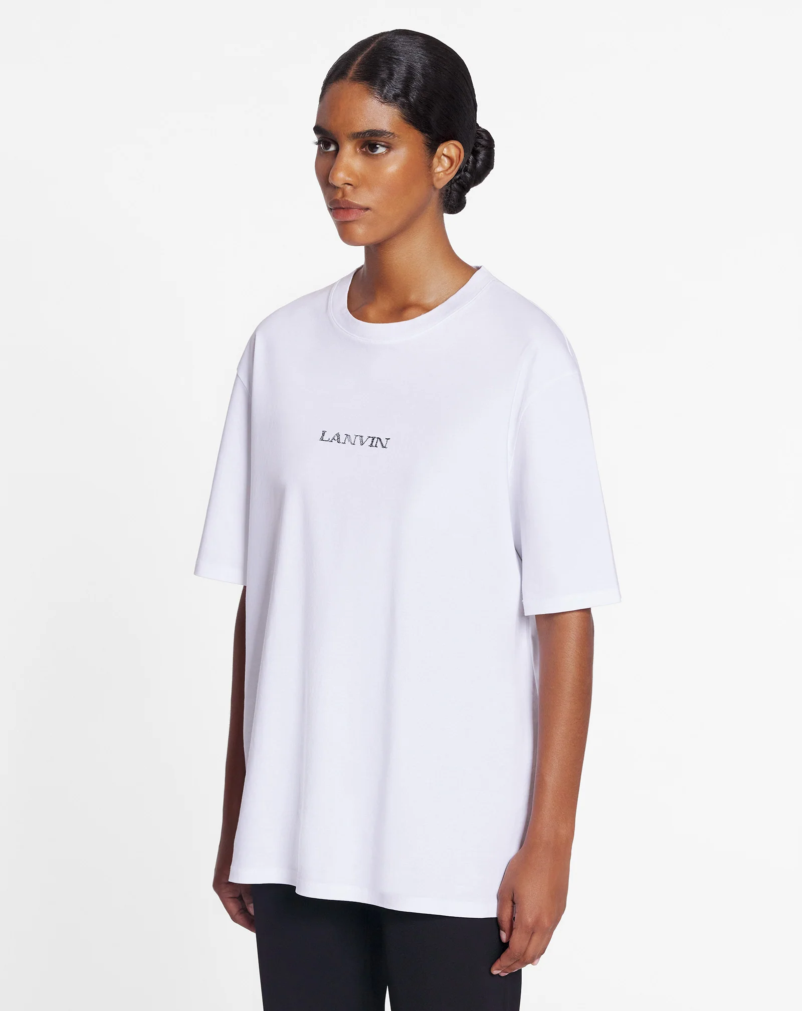 Unisex lanvin logo t-shirt