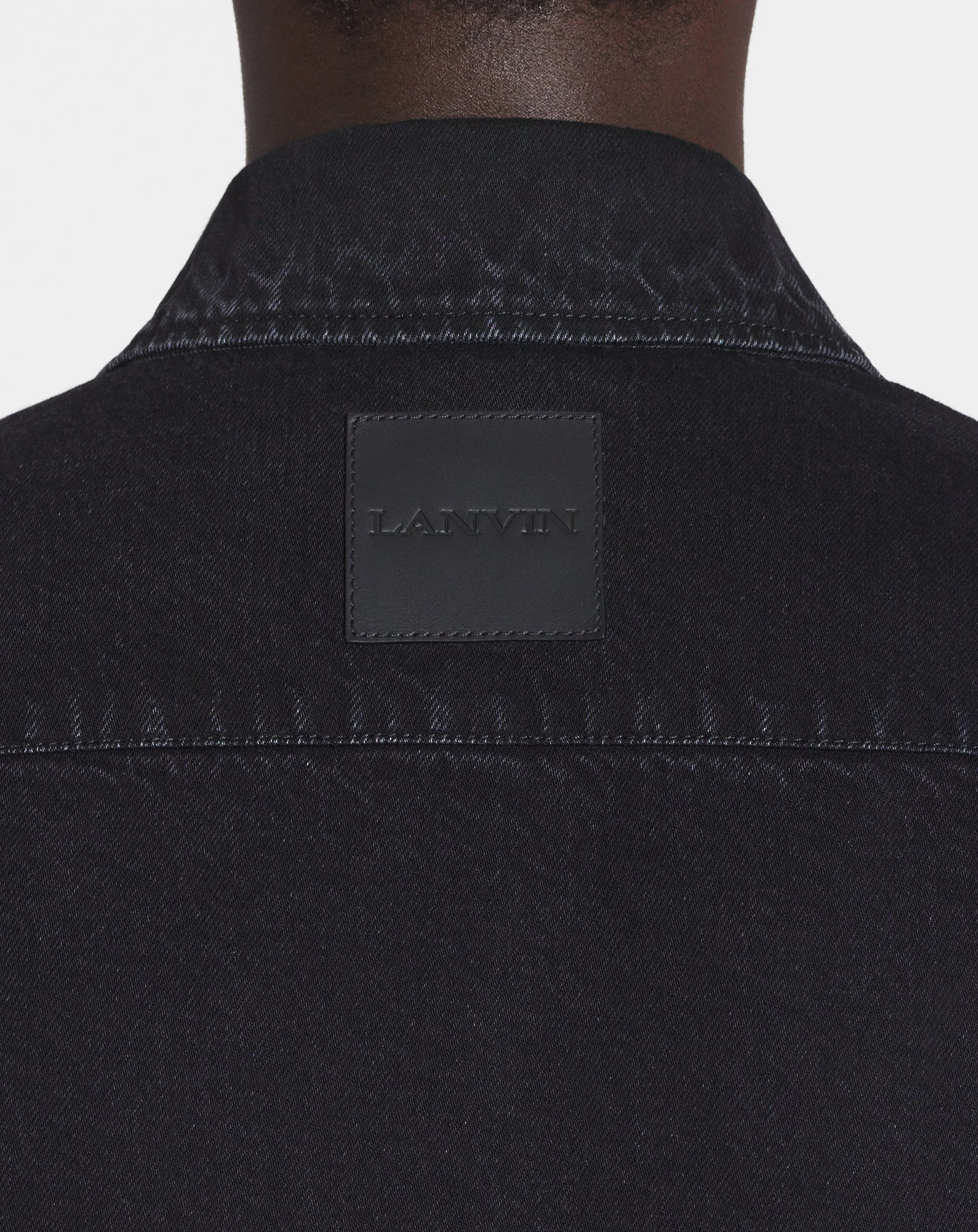 Cocoon denim overshirt