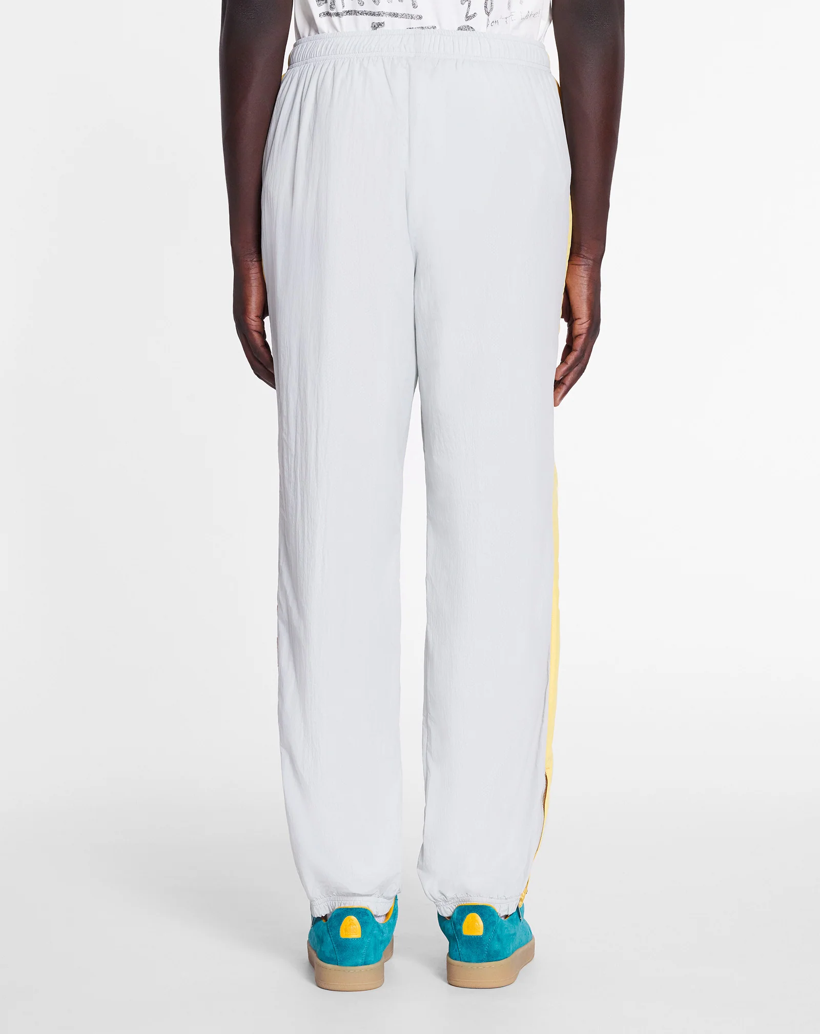 Lanvin x future jogging pants with contrasting stripes