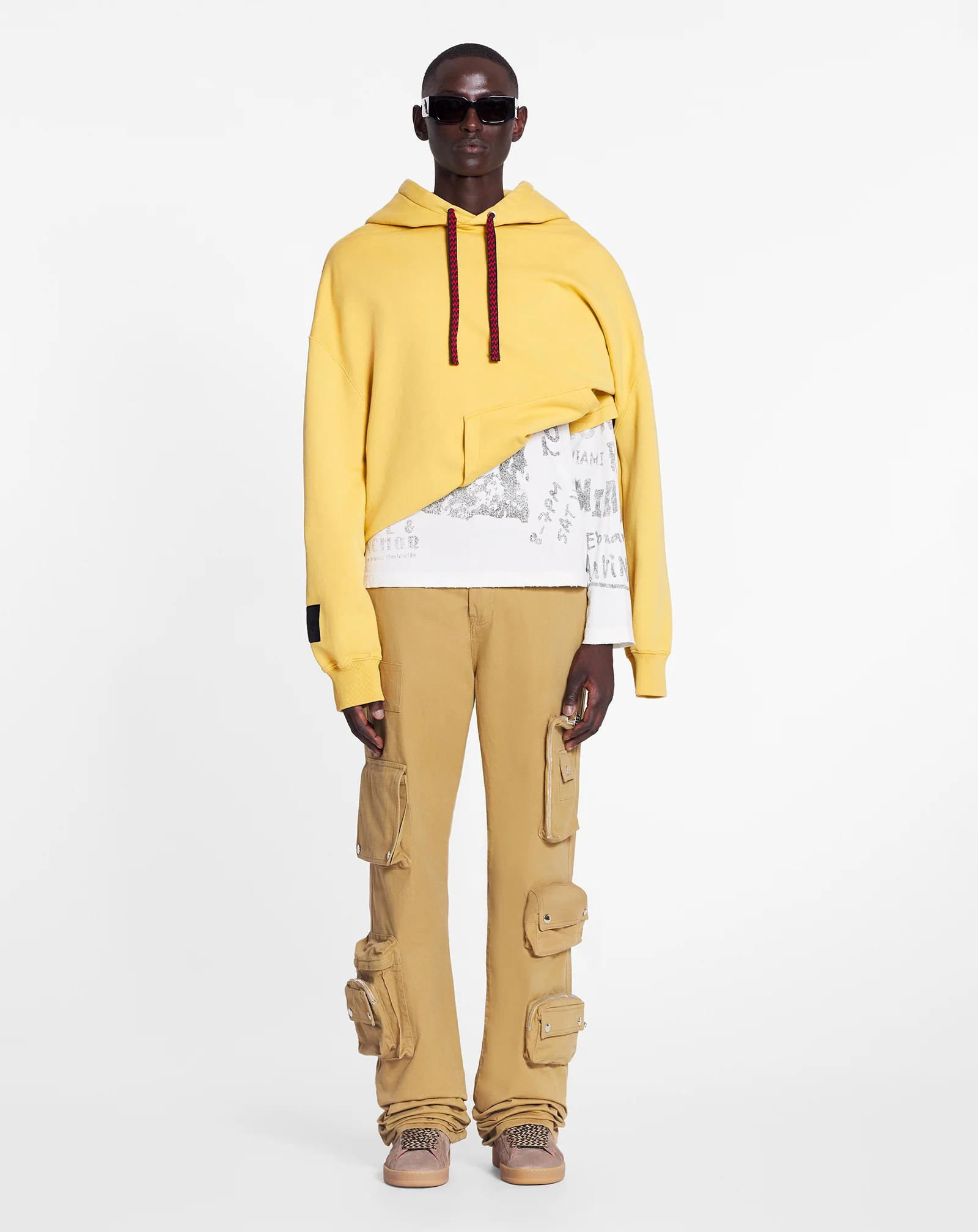 Lanvin x future wide-leg utility pants