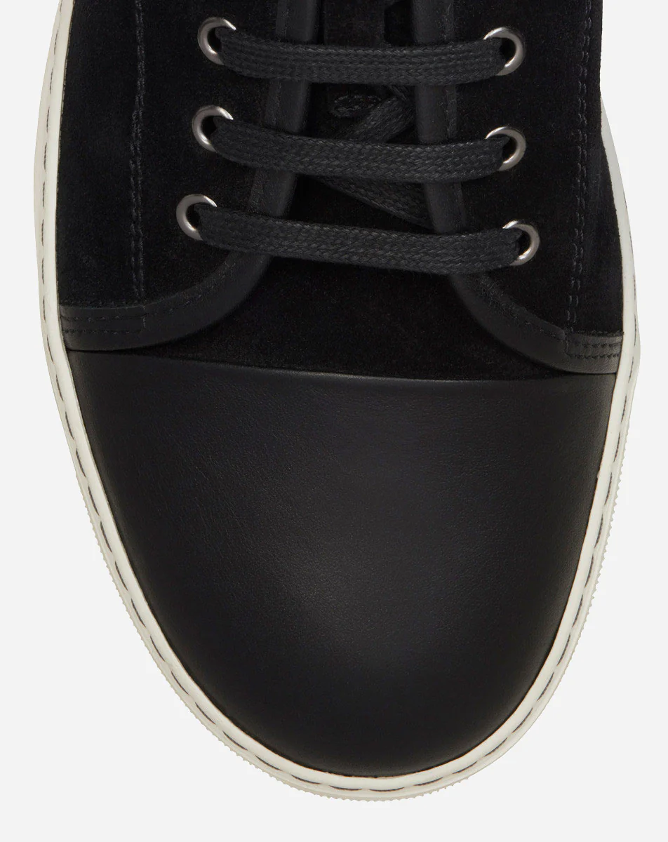 Dbb1 leather and suede sneakers