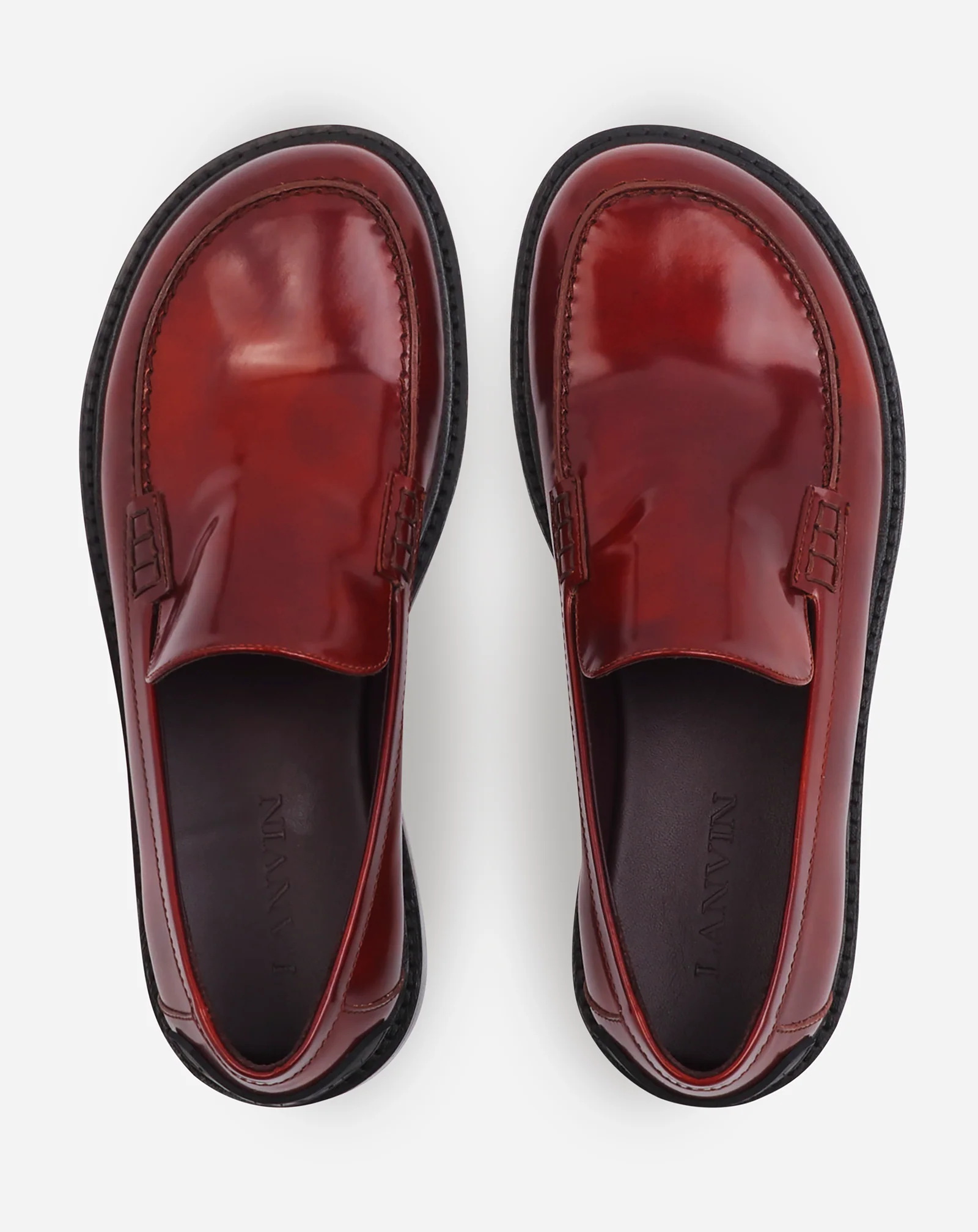 Spinto loafers in smooth leather