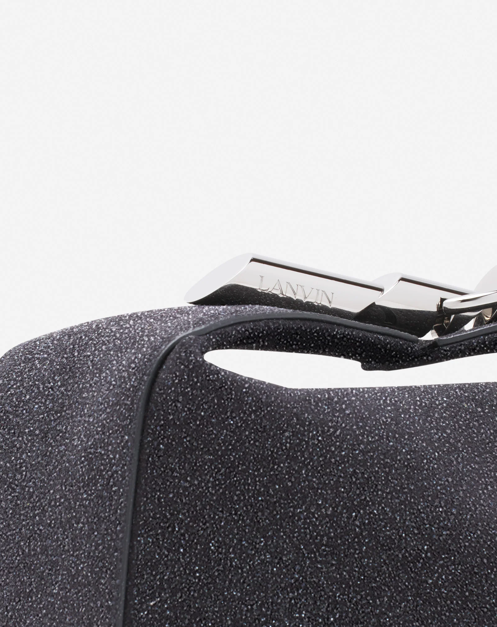 Haute séquence clutch bag in suede