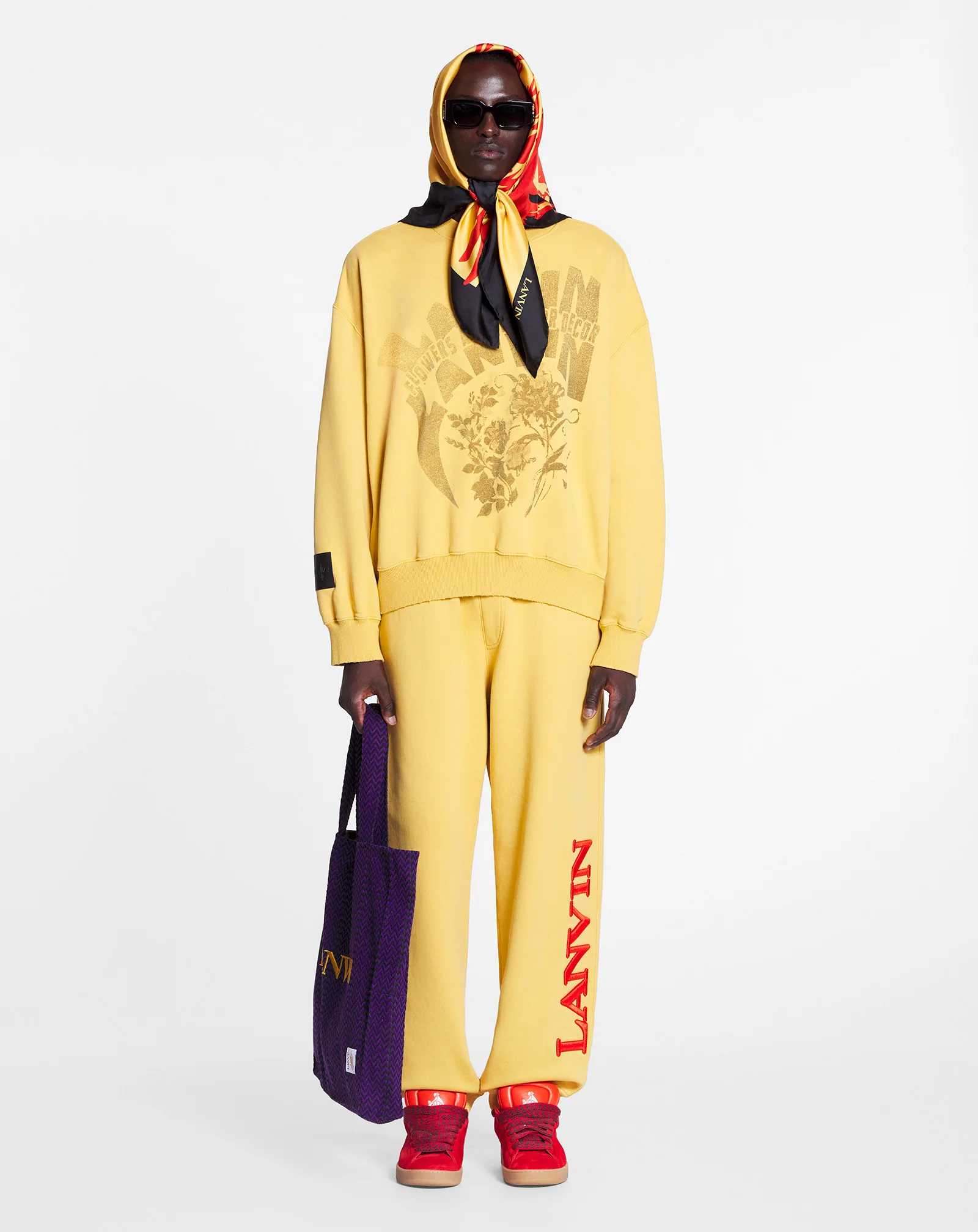 Lanvin x future unisex loose-fit printed sweatshirt