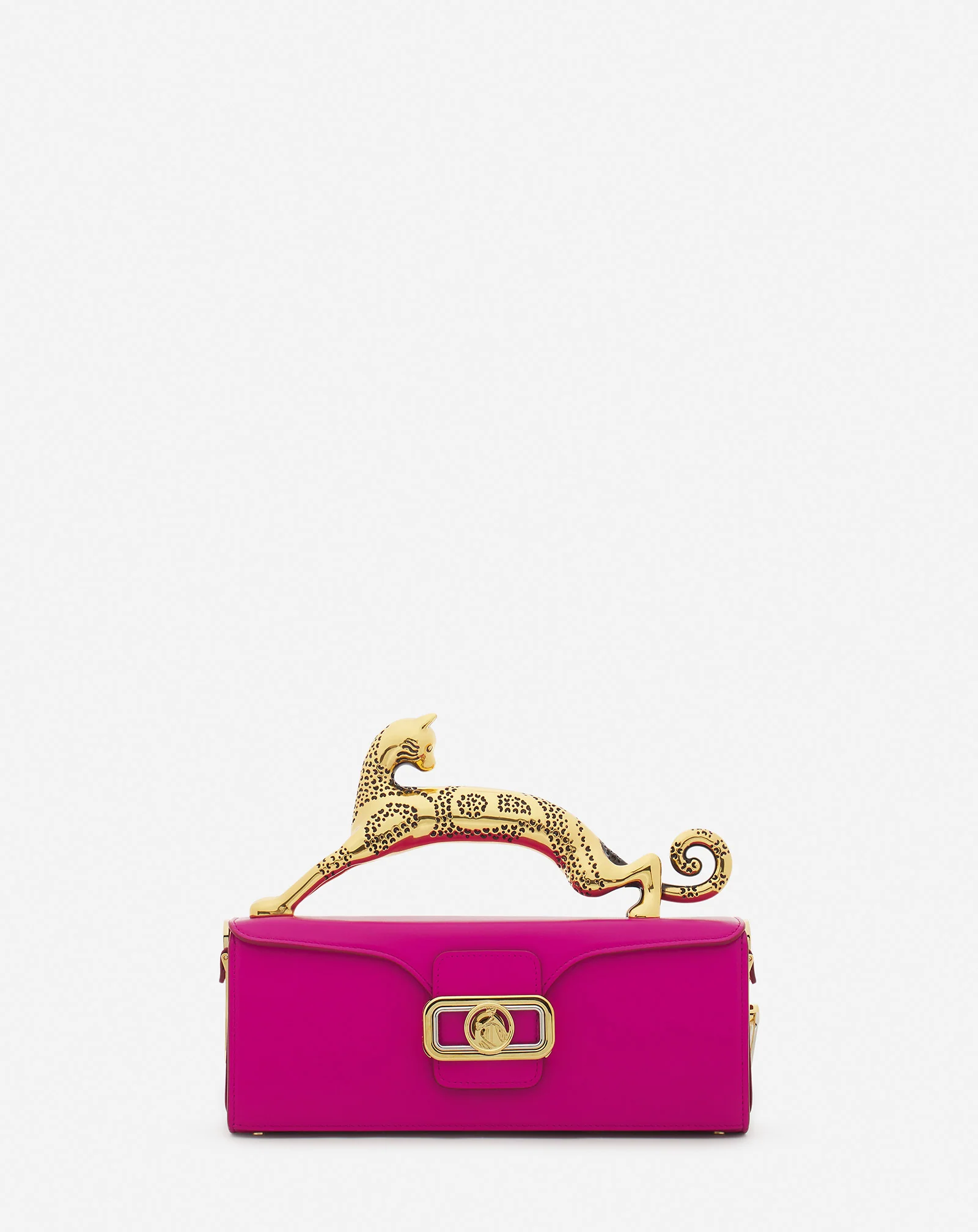 Medium leather pencil cat bag