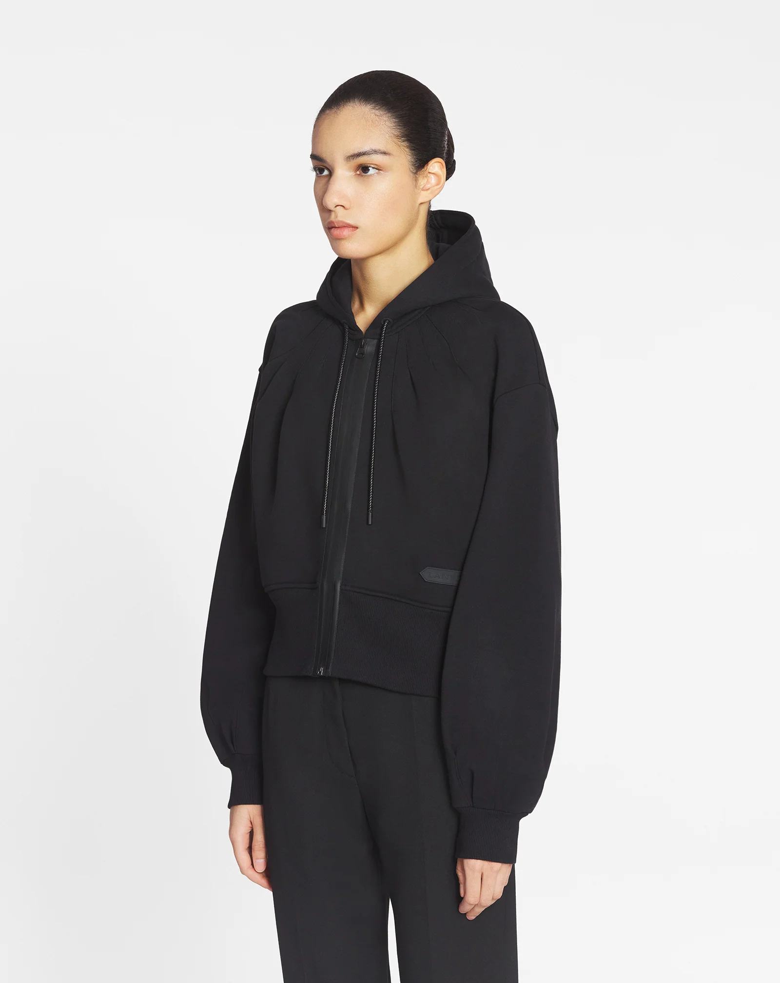 Sportswear zipped hoodie