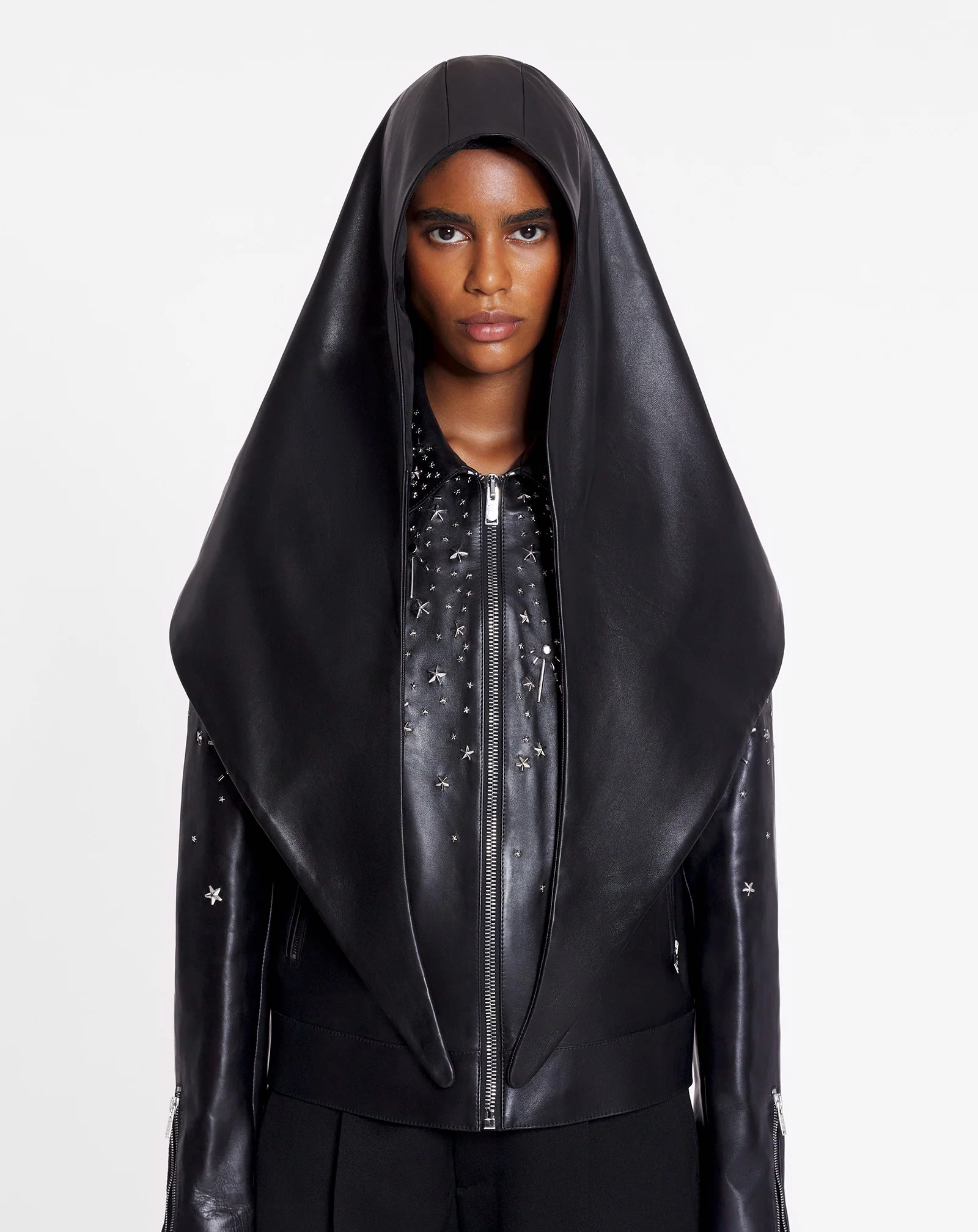 Lanvin x future leather hood