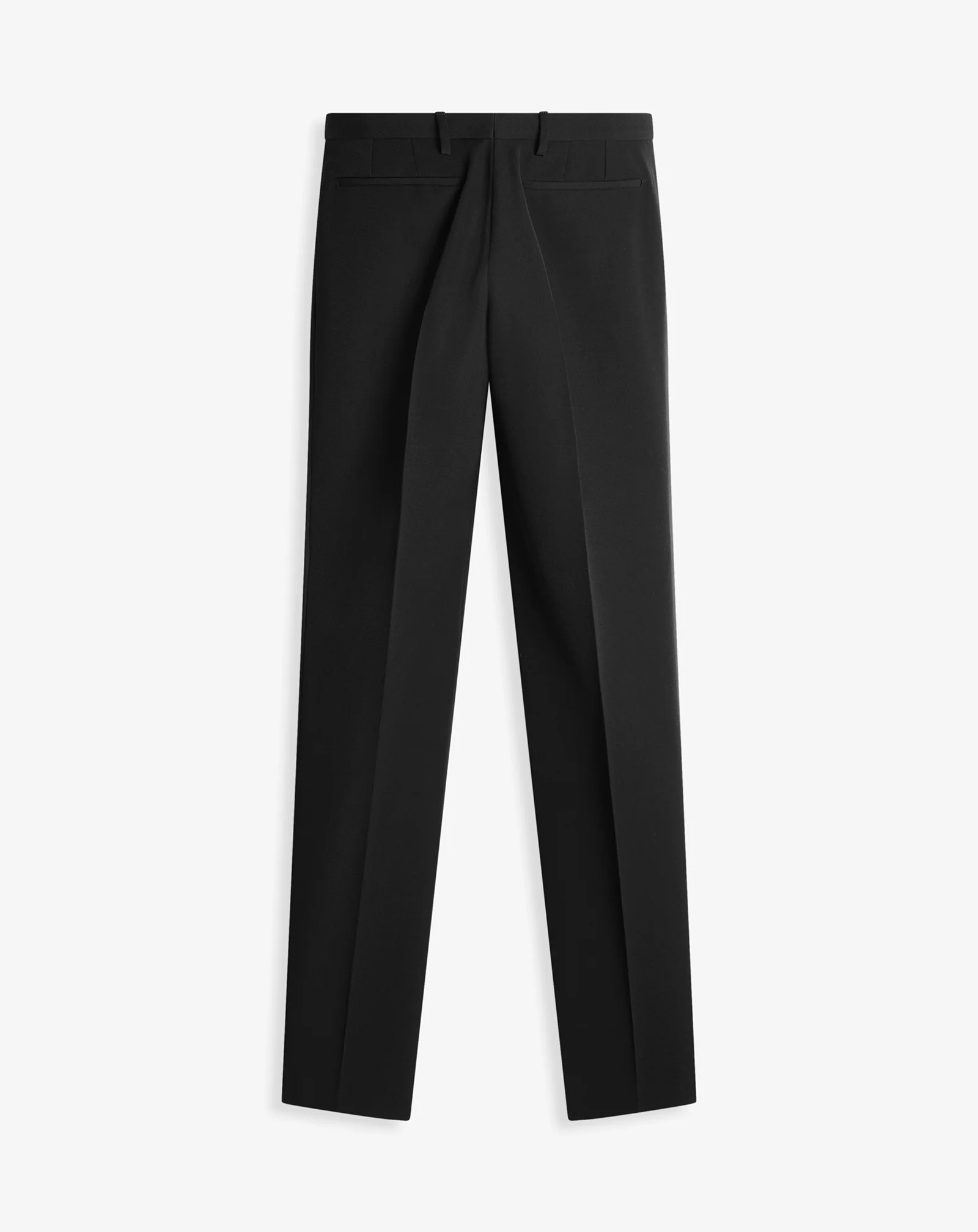 Cigarette trousers with satin side bands