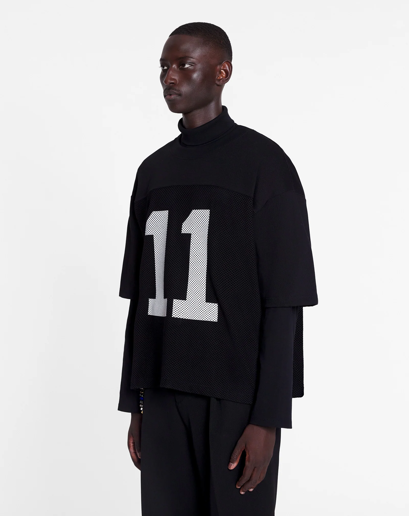 Lanvin x future loose-fit mesh t-shirt