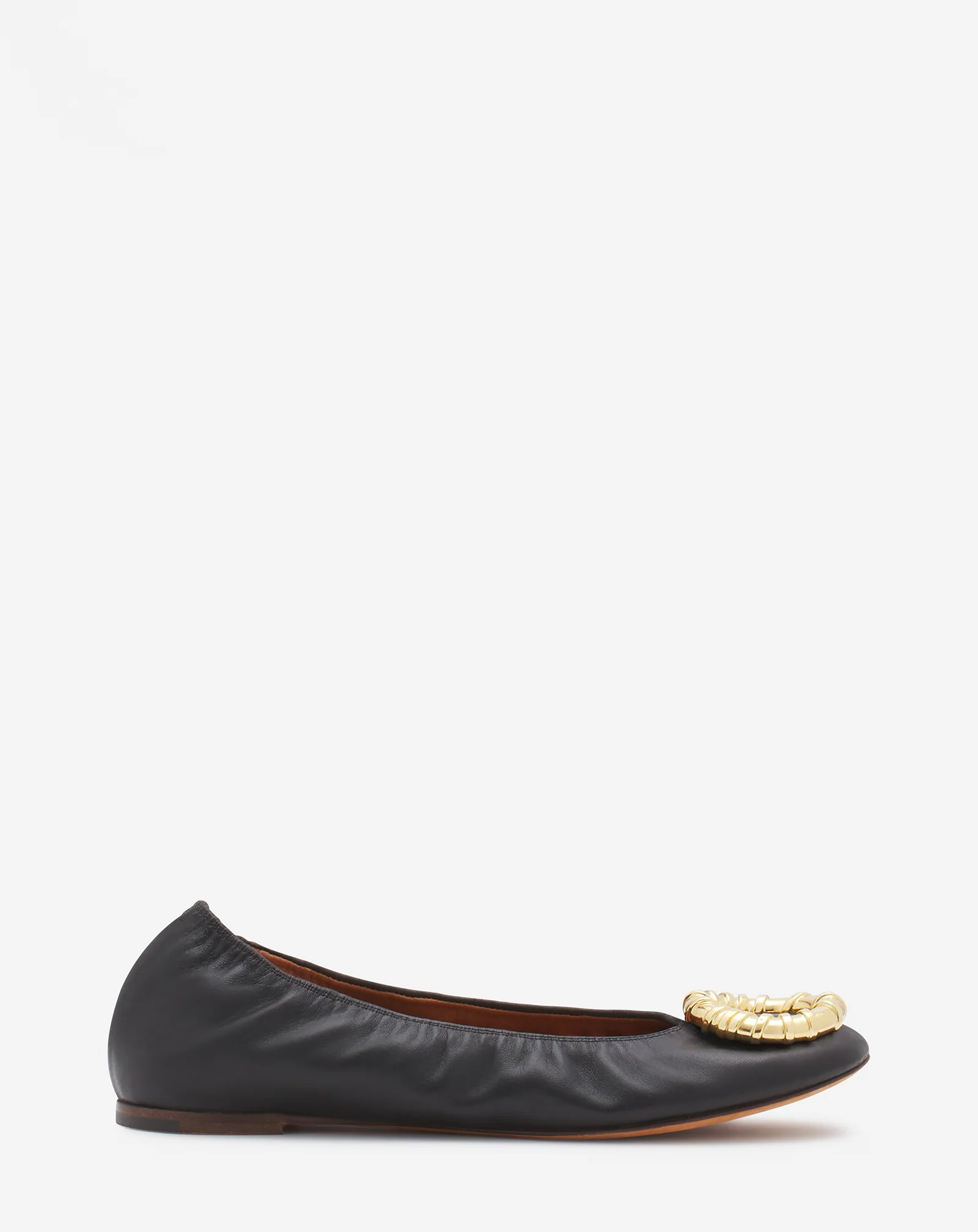 Mélodie leather ballerina flat