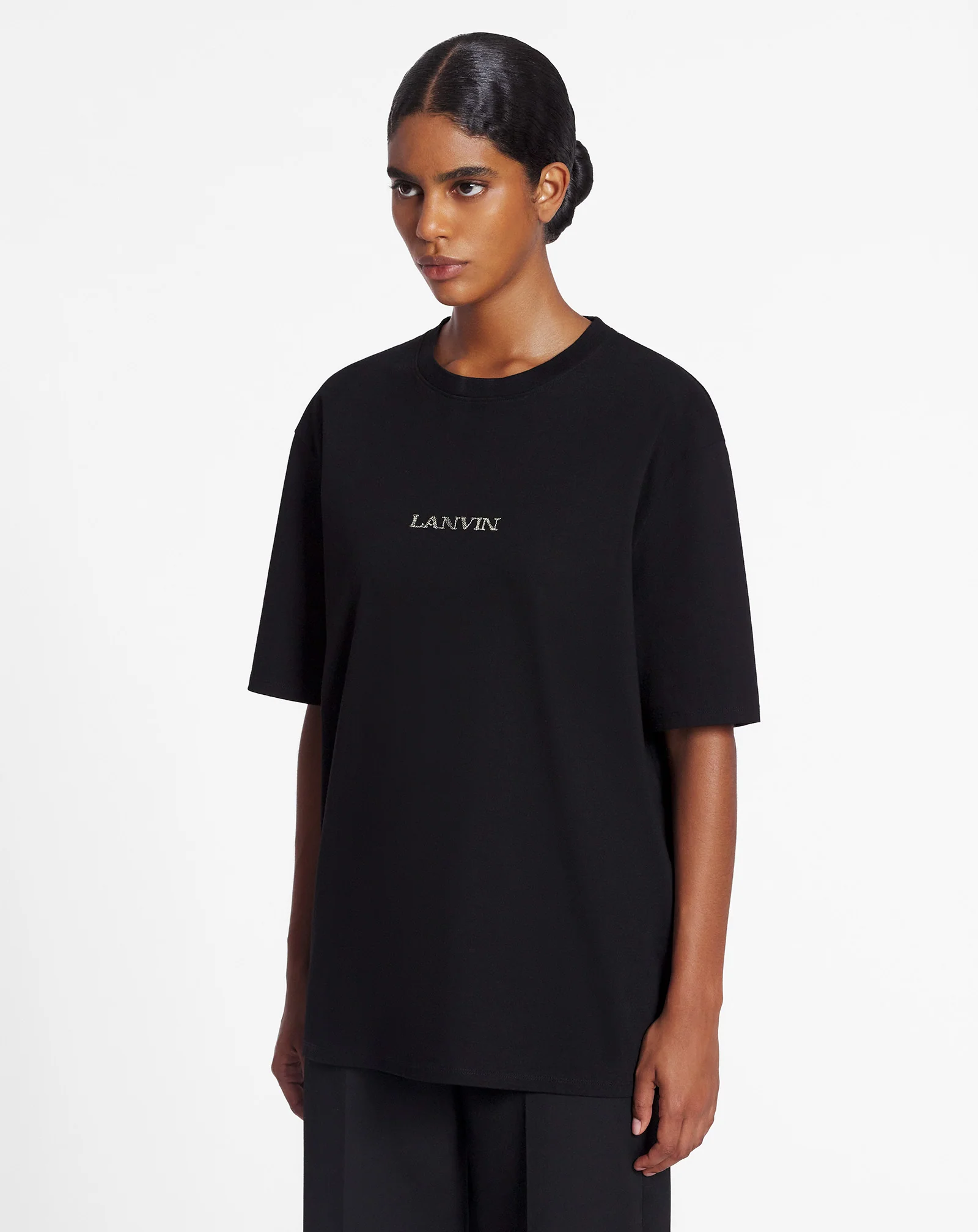 Unisex lanvin logo t-shirt