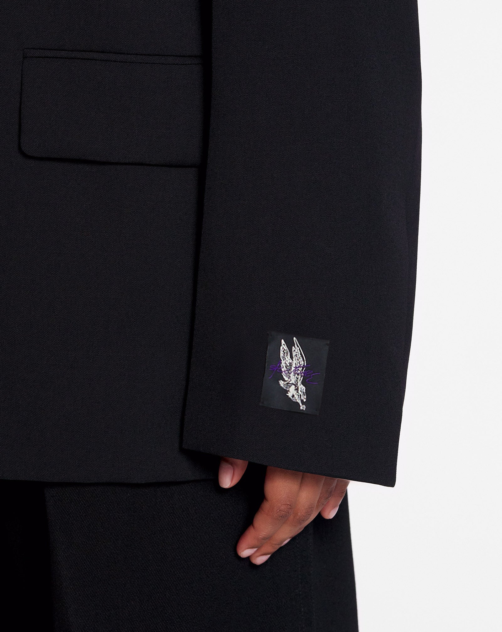 Lanvin x future unisex double-breasted jacket