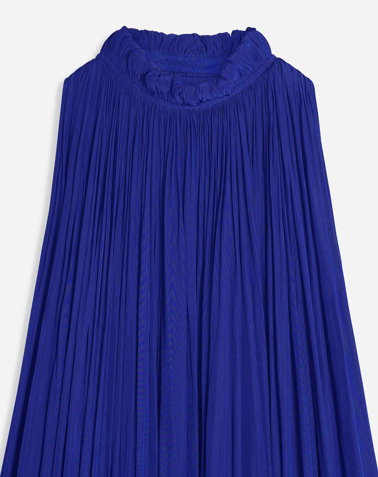 Long charmeuse tribute dress