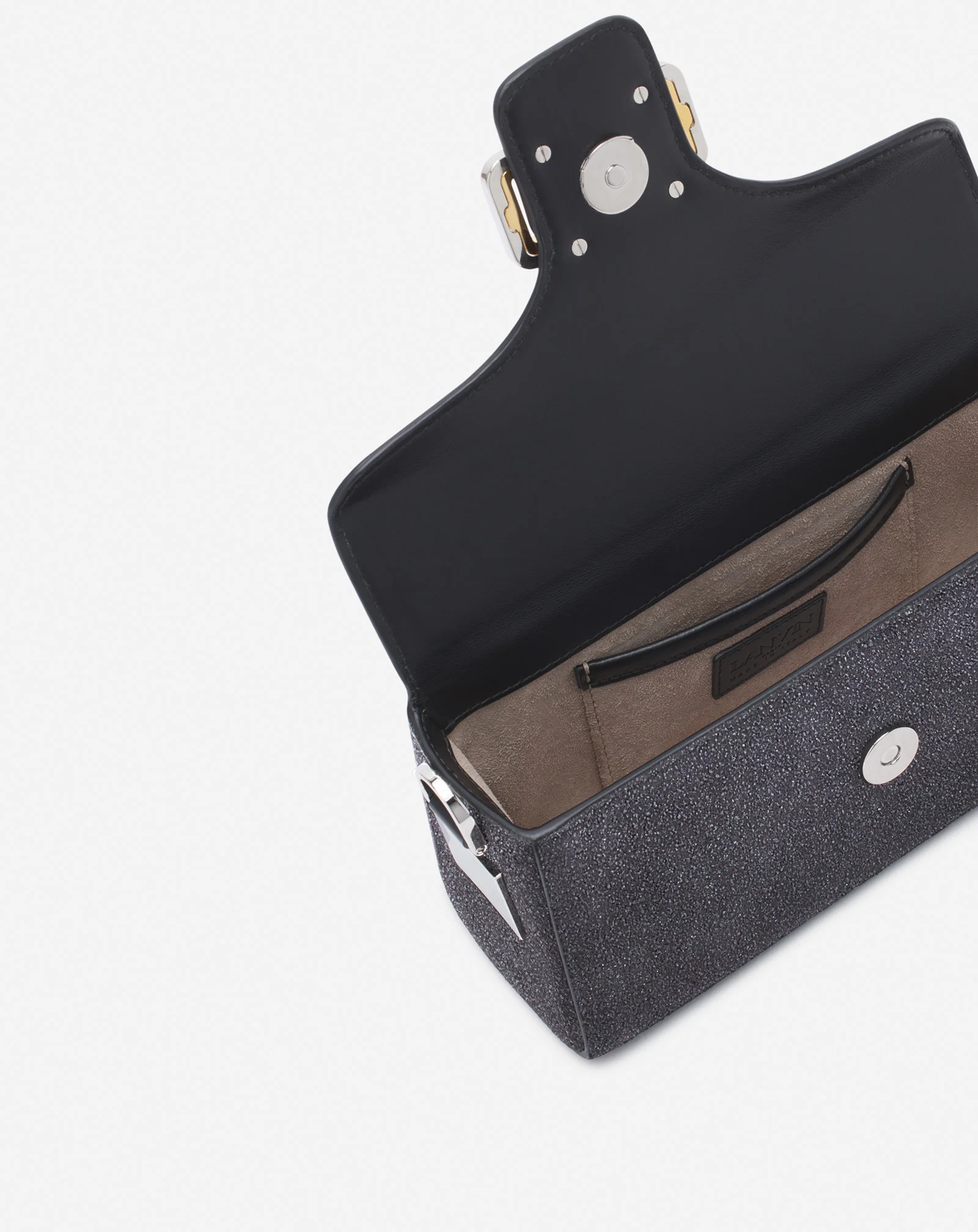 Nano pencil cat bag in suede