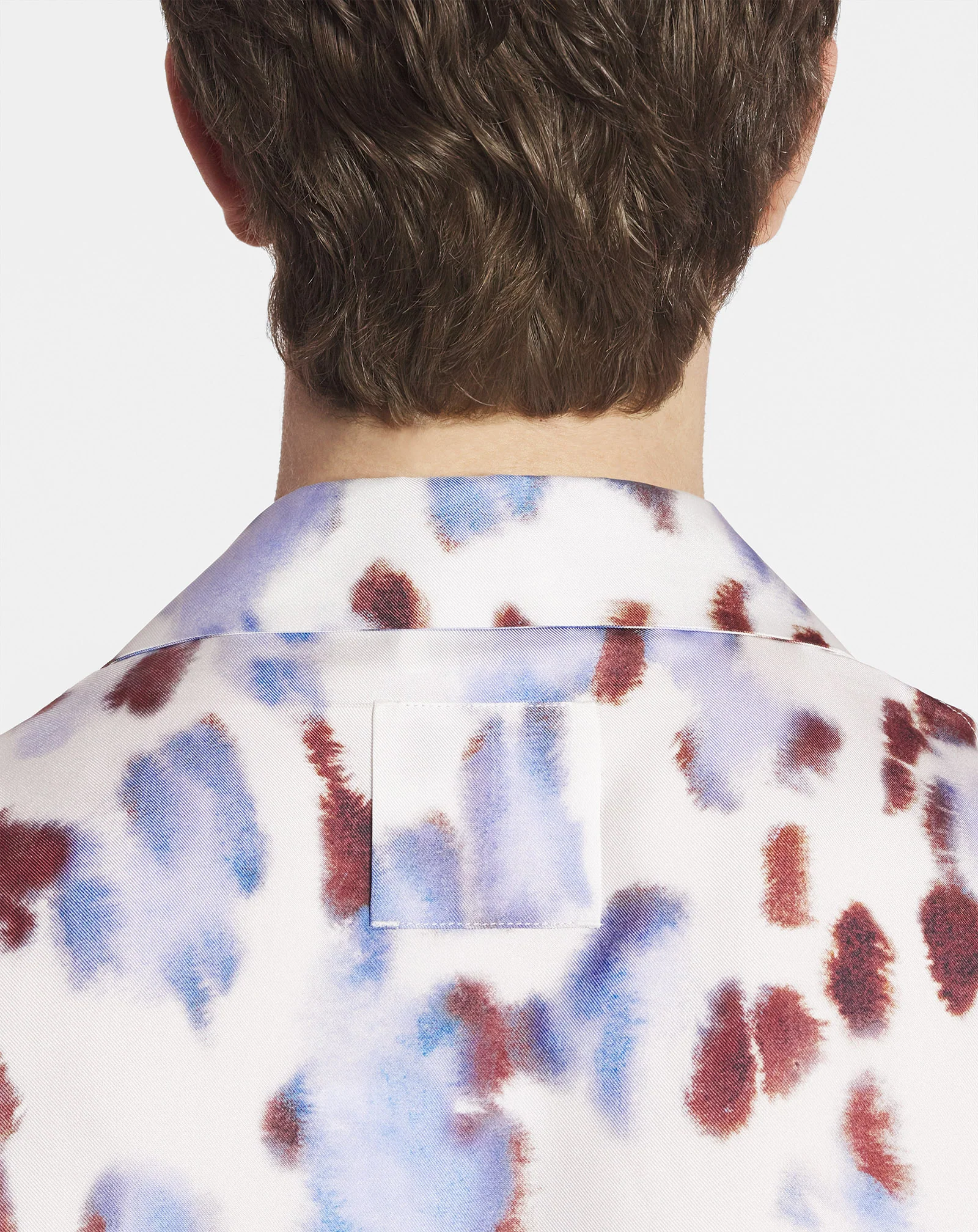 Printed bowling shirt