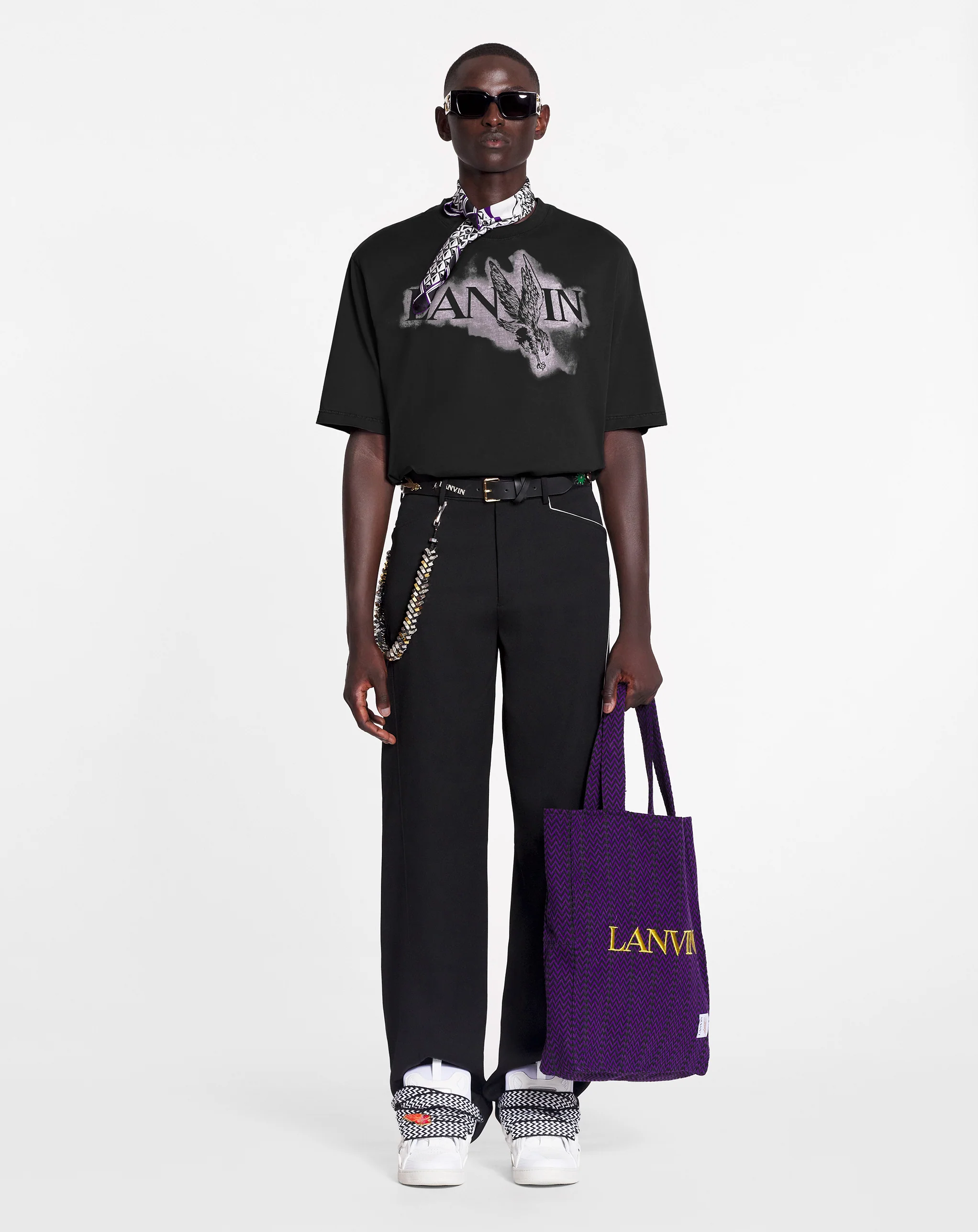 Lanvin x future eagle print t-shirt