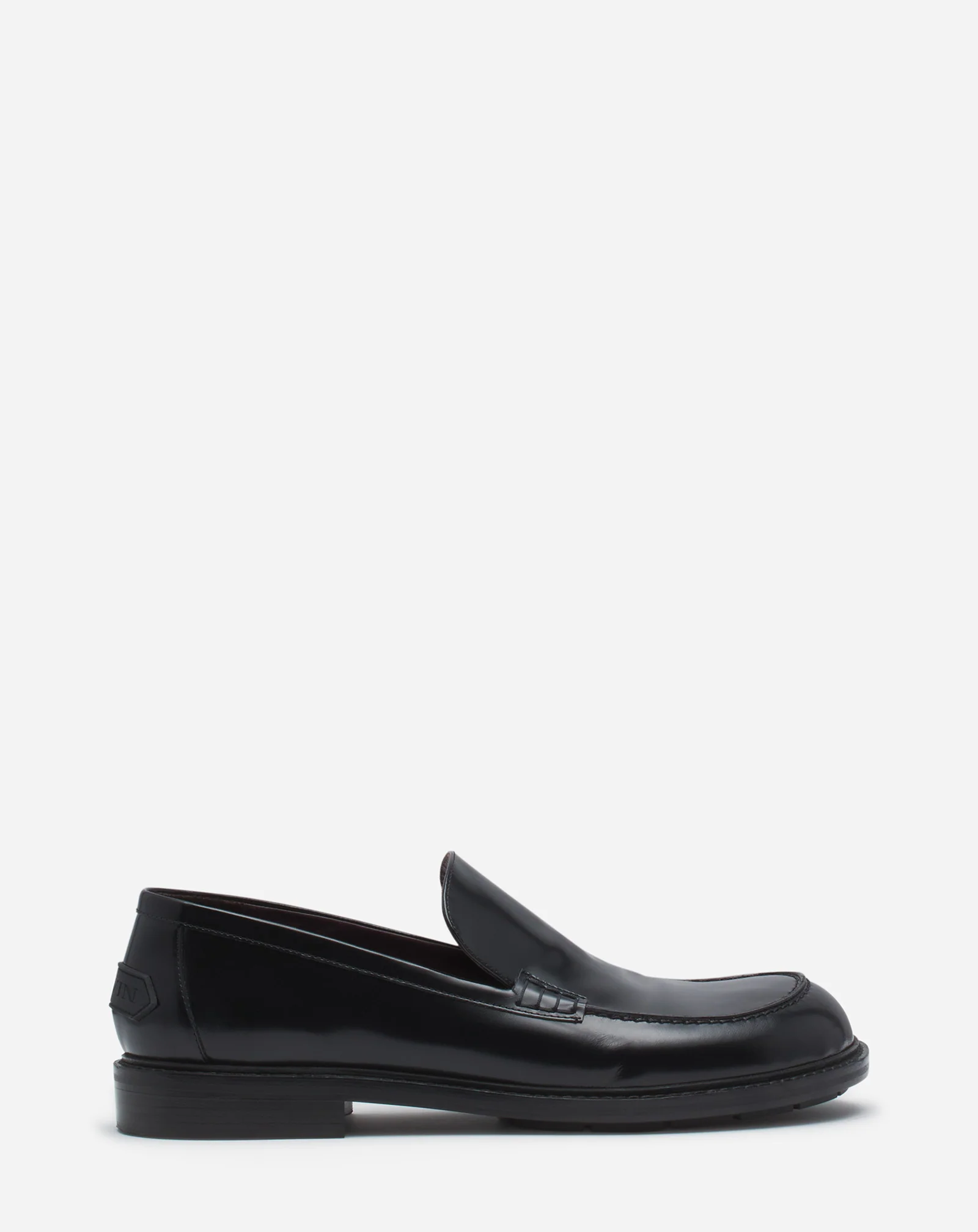 Spinto loafers in glossy leather