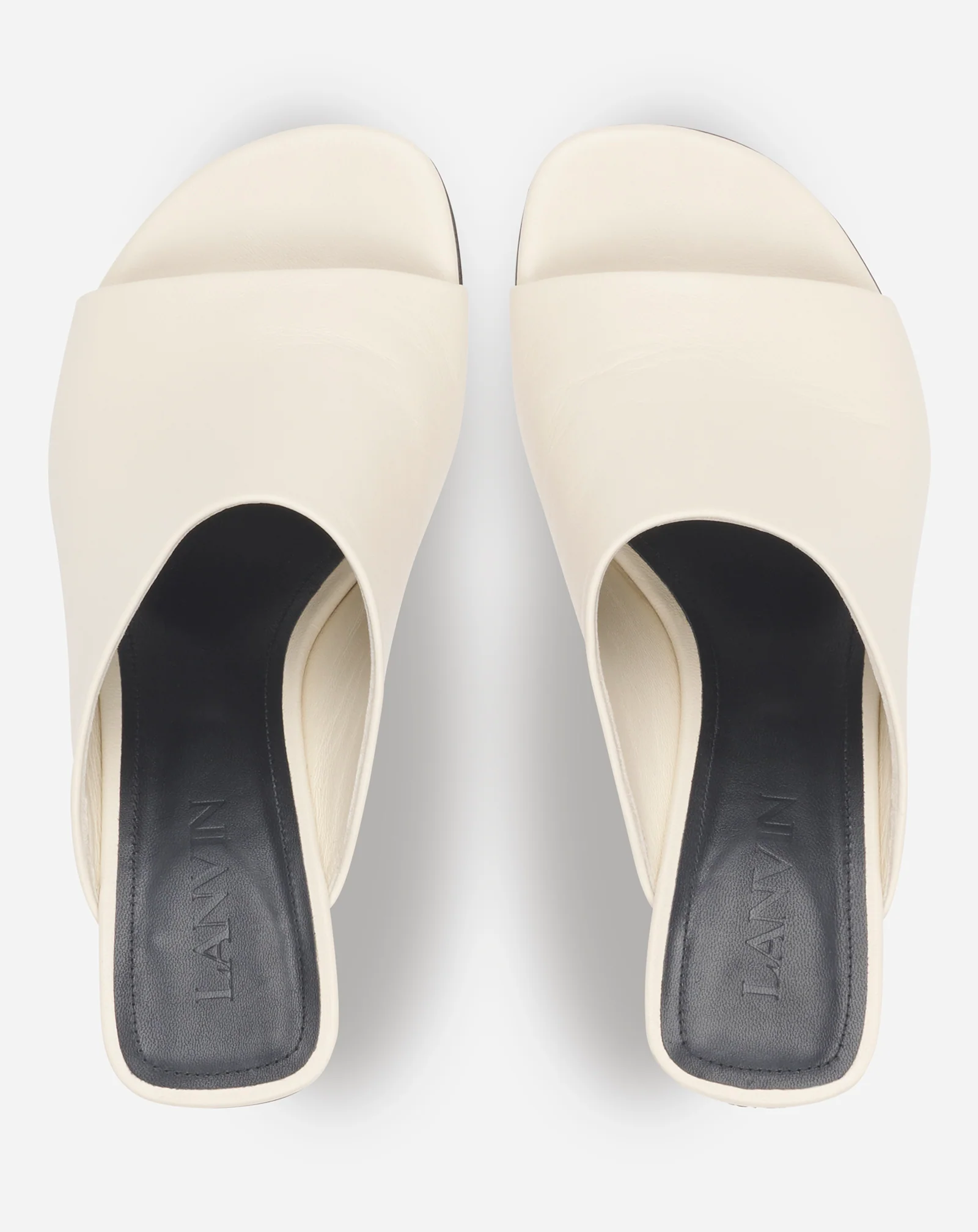 Leather sequence by lanvin mules