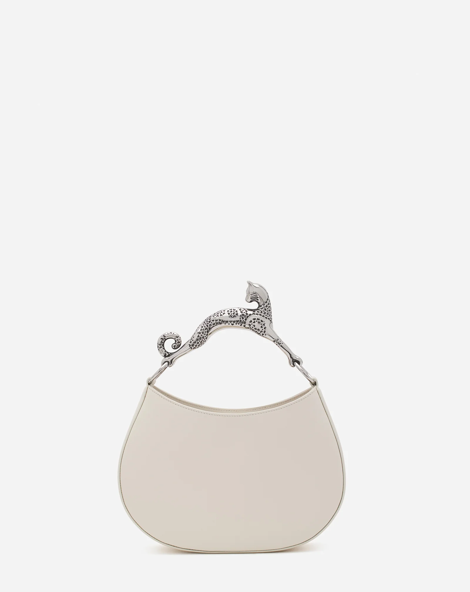 Hobo cat leather bag