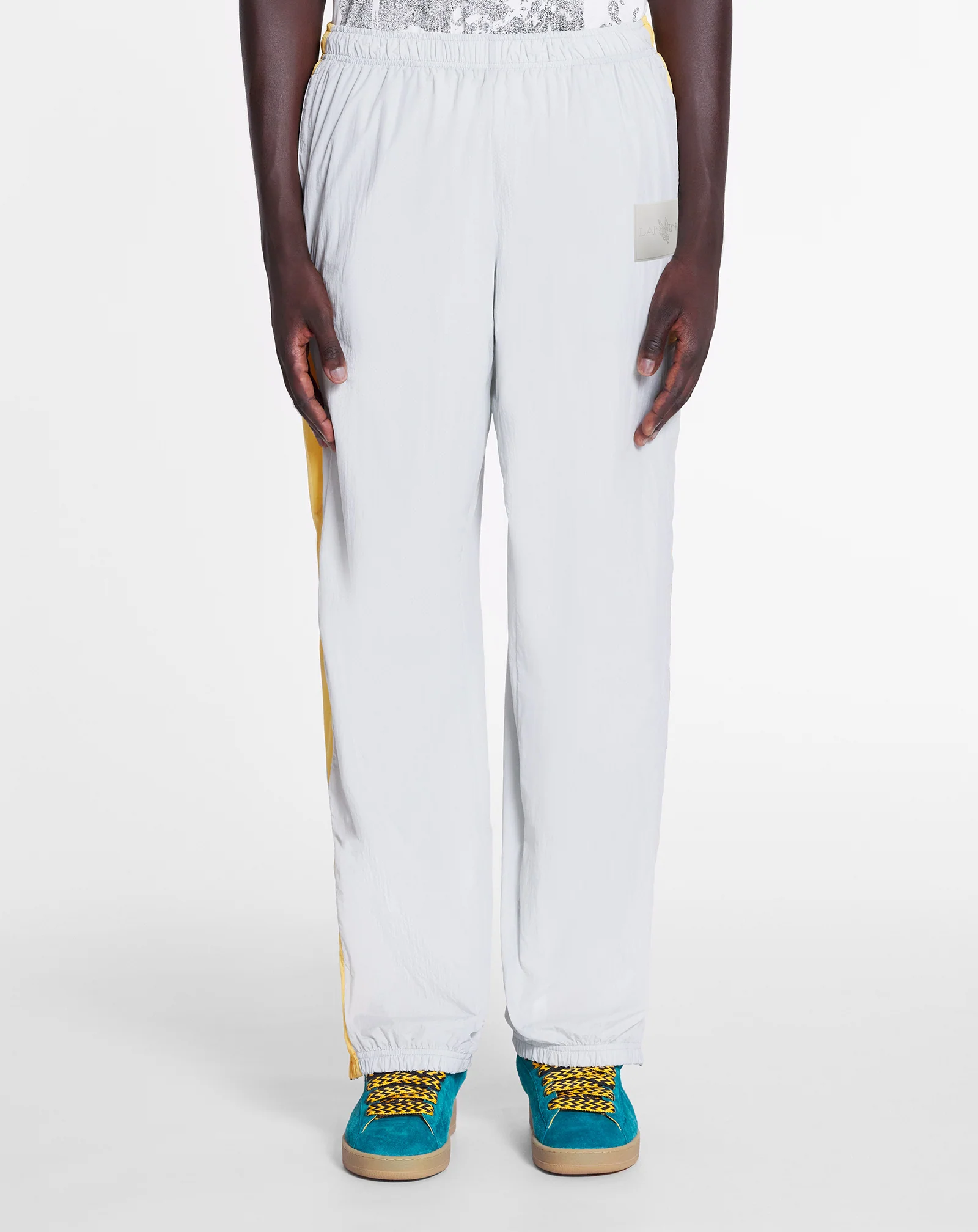 Lanvin x future jogging pants with contrasting stripes