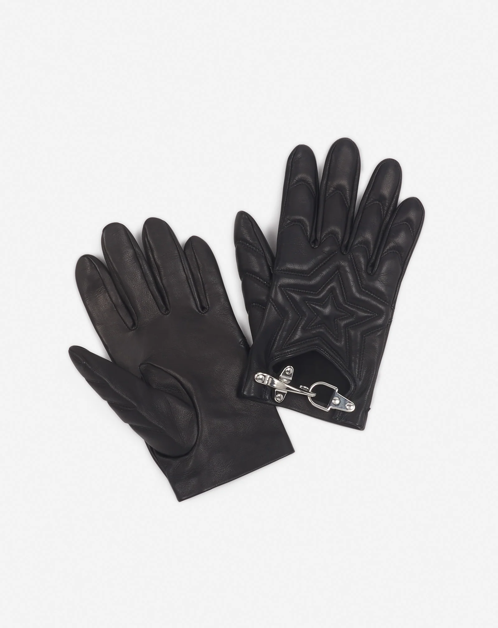 Lanvin x future quilted leather gloves