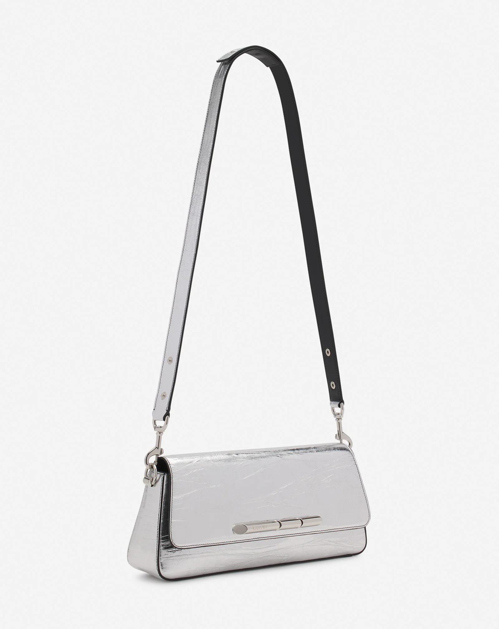 Séquence by lanvin baguette bag in metallic leather