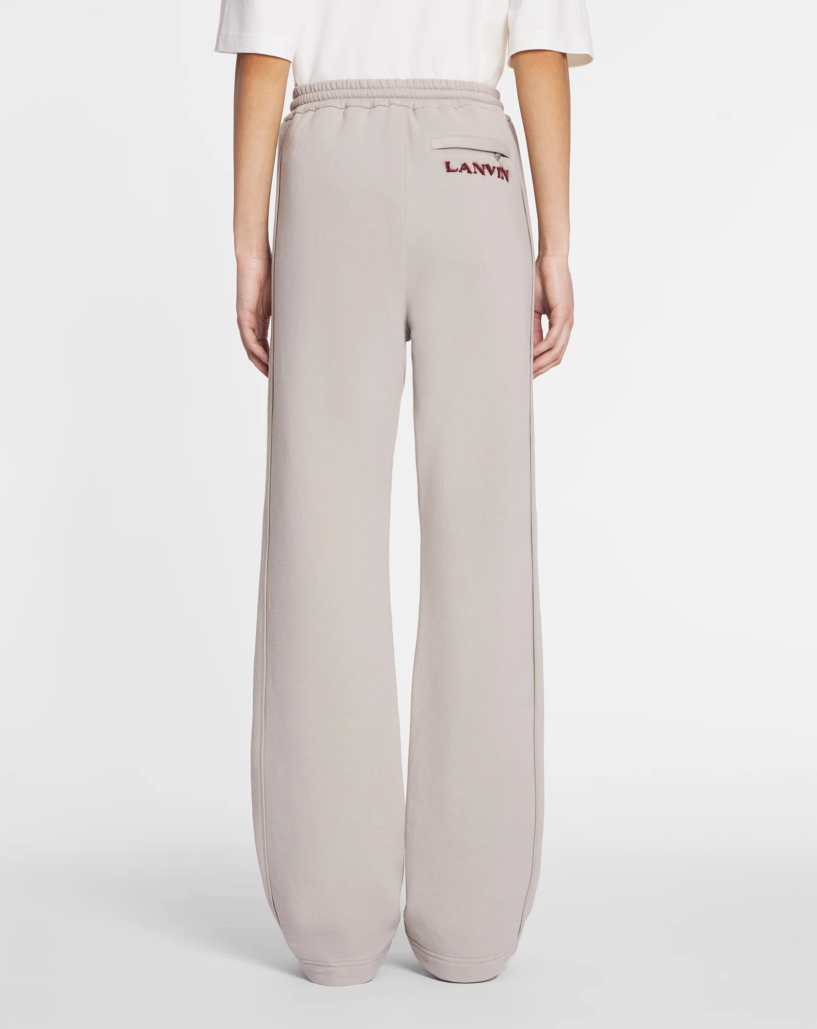 Training pants with mohair detail