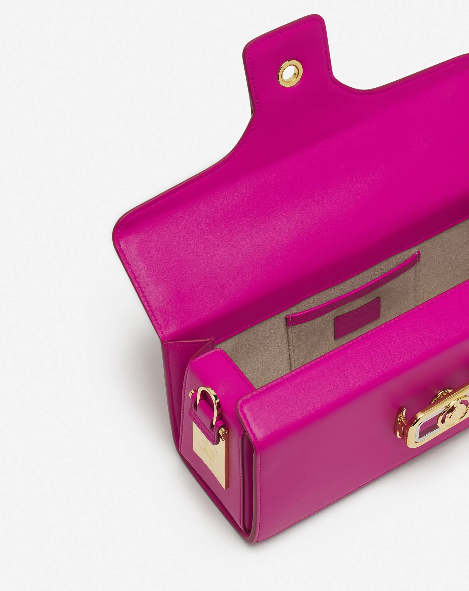 Medium leather pencil cat bag