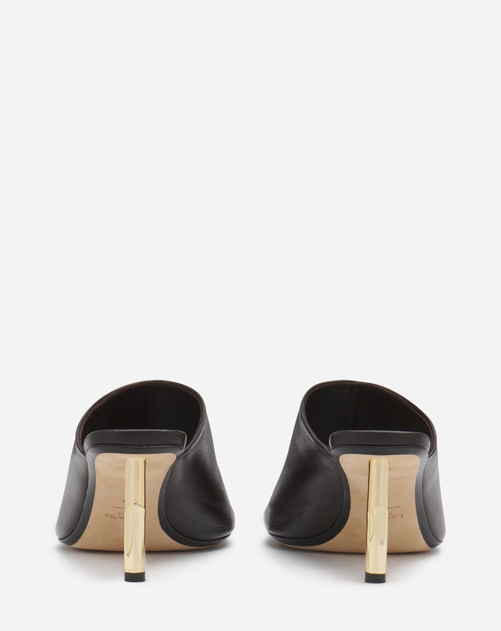 Leather sequence by lanvin mules