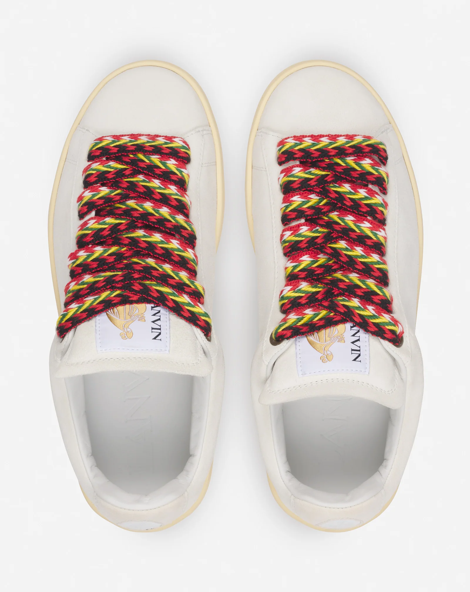 Suede lite curb sneakers