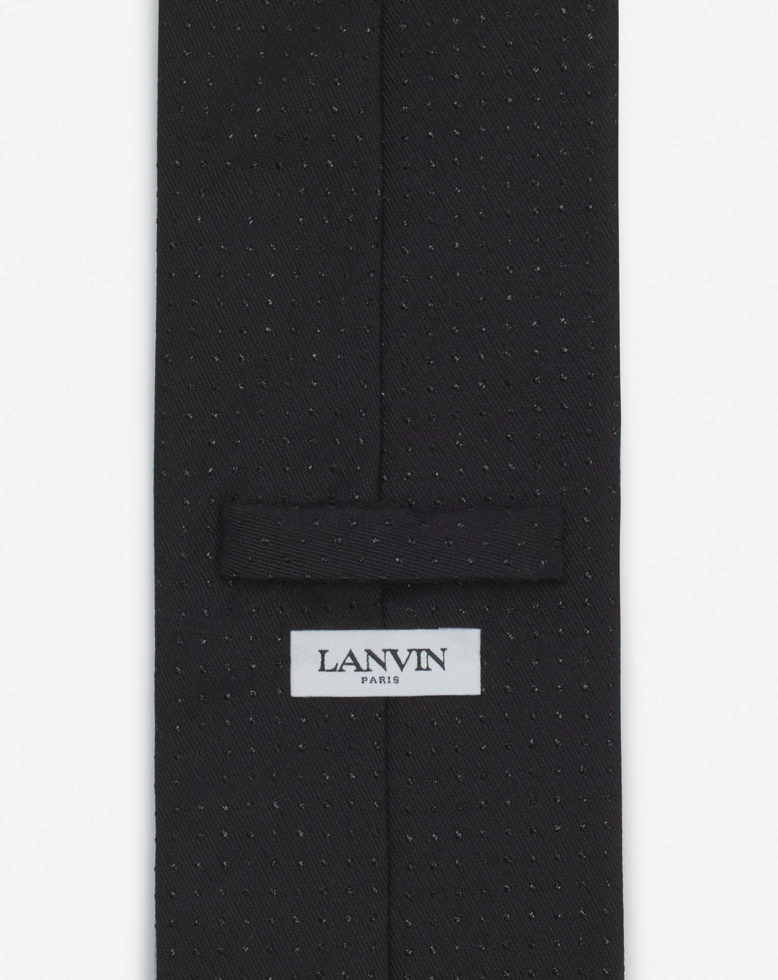 Lanvin tie in sparkly satin