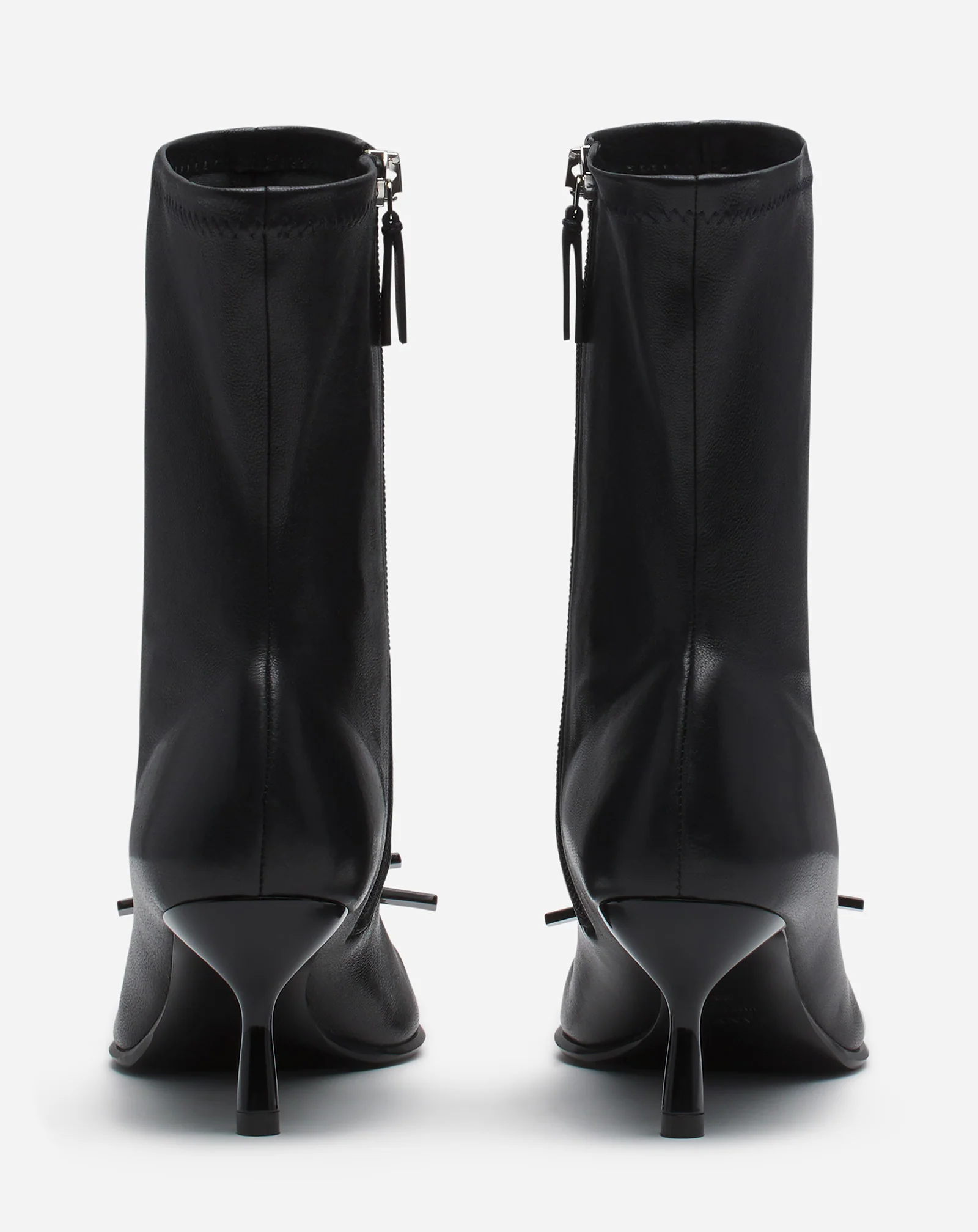 Lanvin bow ankle boots in leather