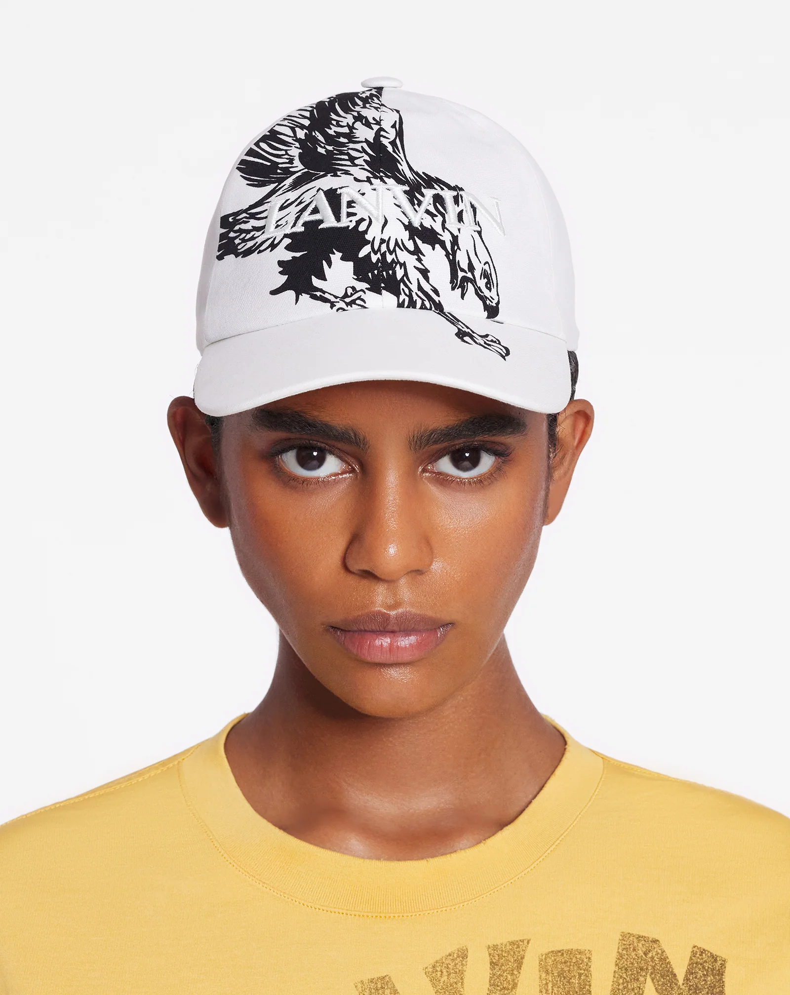 Lanvin x future eagle cotton cap