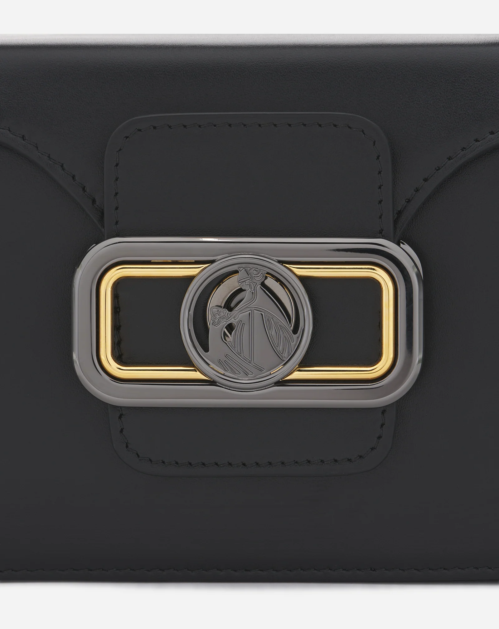 Medium pencil cat leather bag