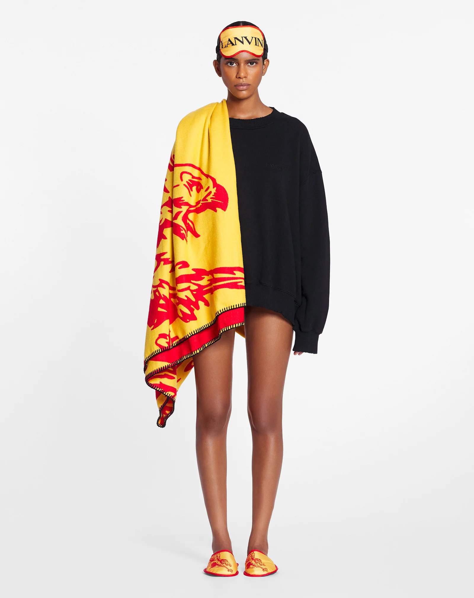 Lanvin x future unisex loose-fit printed sweatshirt