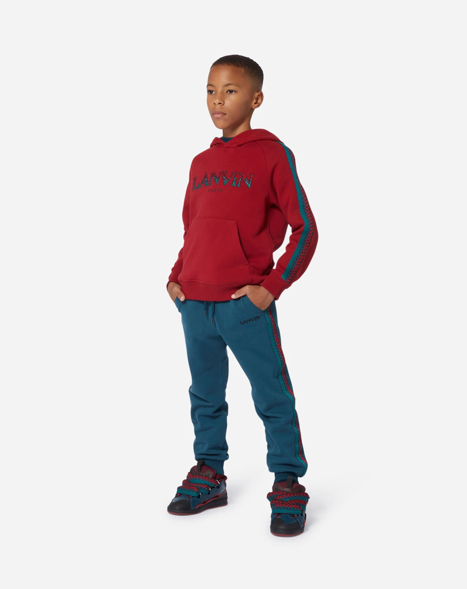 Jogging trousers with trim