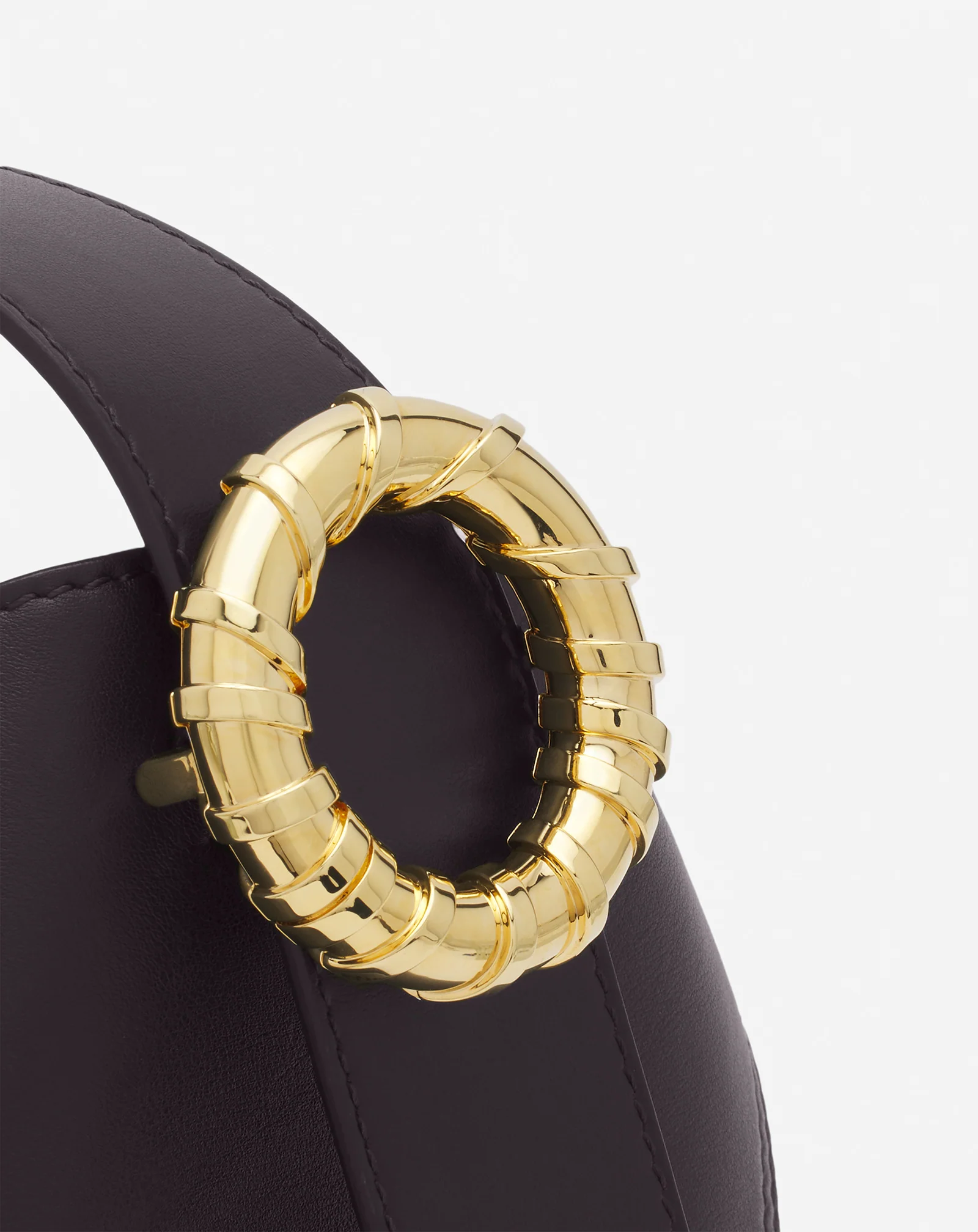 Leather melodie hobo bag