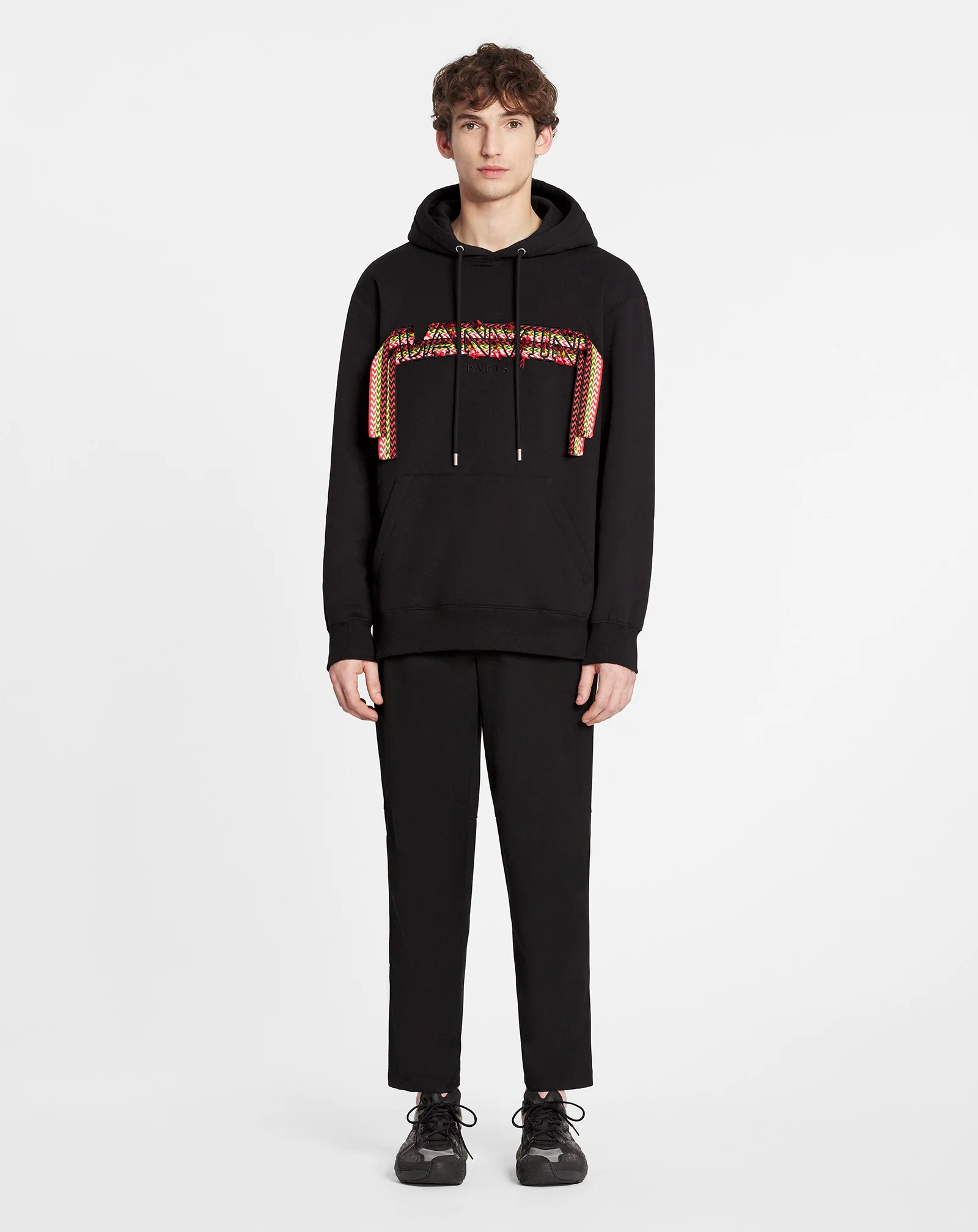 Oversized lanvin curb lace hoodie