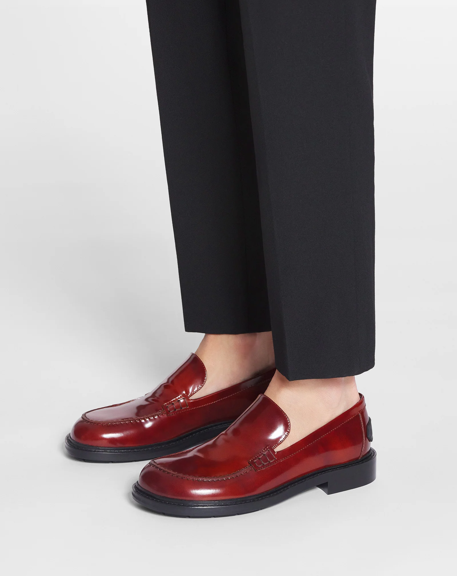 Spinto loafers in smooth leather