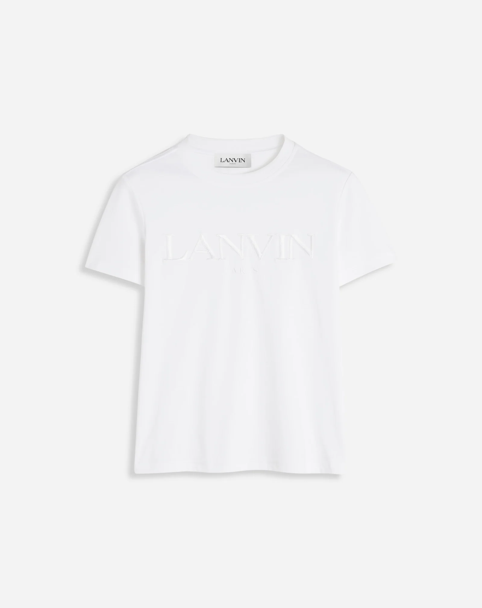 Classic fit lanvin embroidered t-shirt