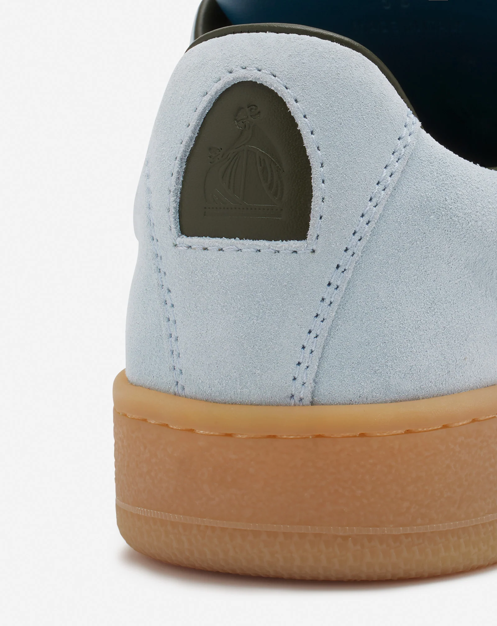 Lanvin x future hyper curb sneakers in leather and suede for women