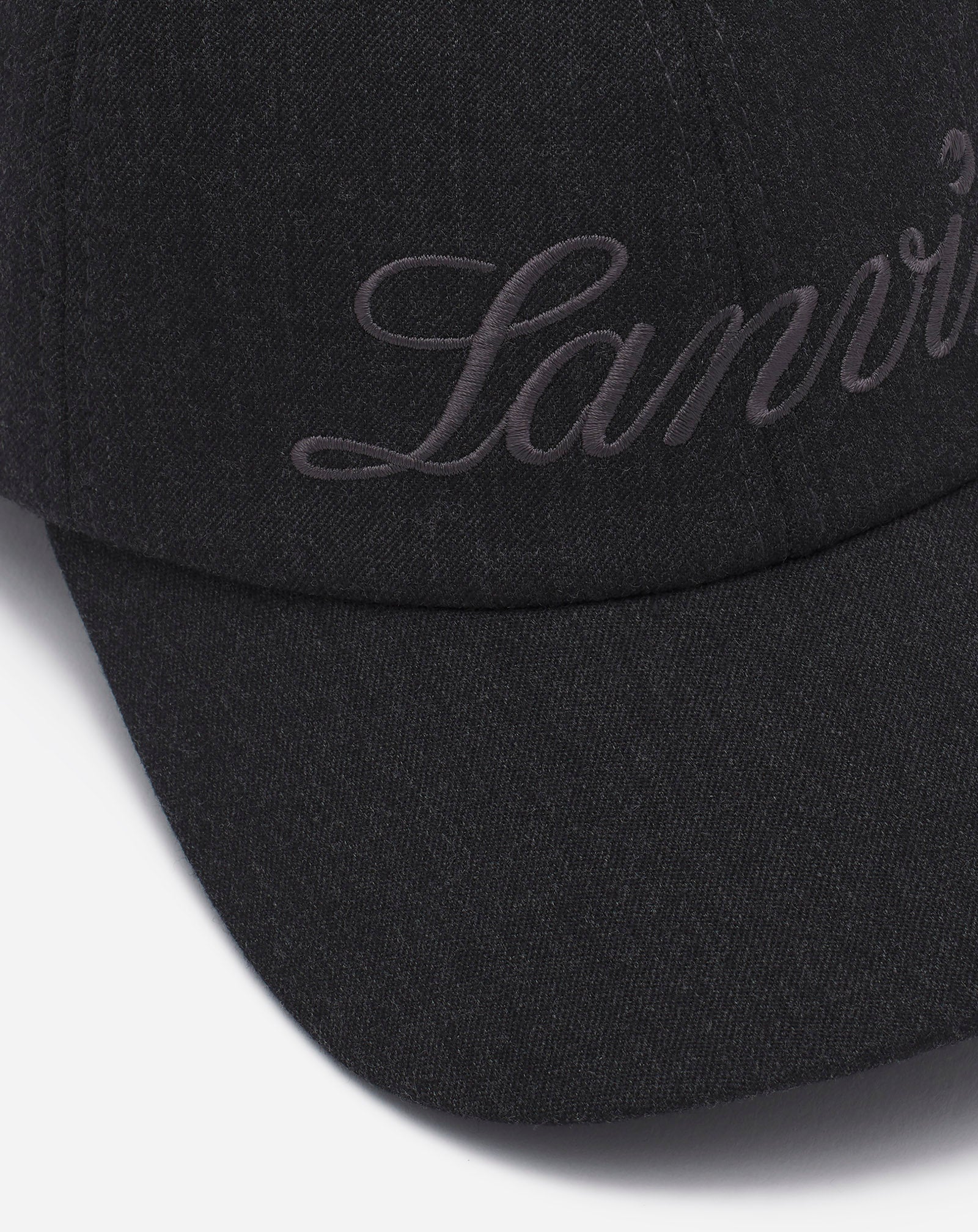 Lanvin script wool cap