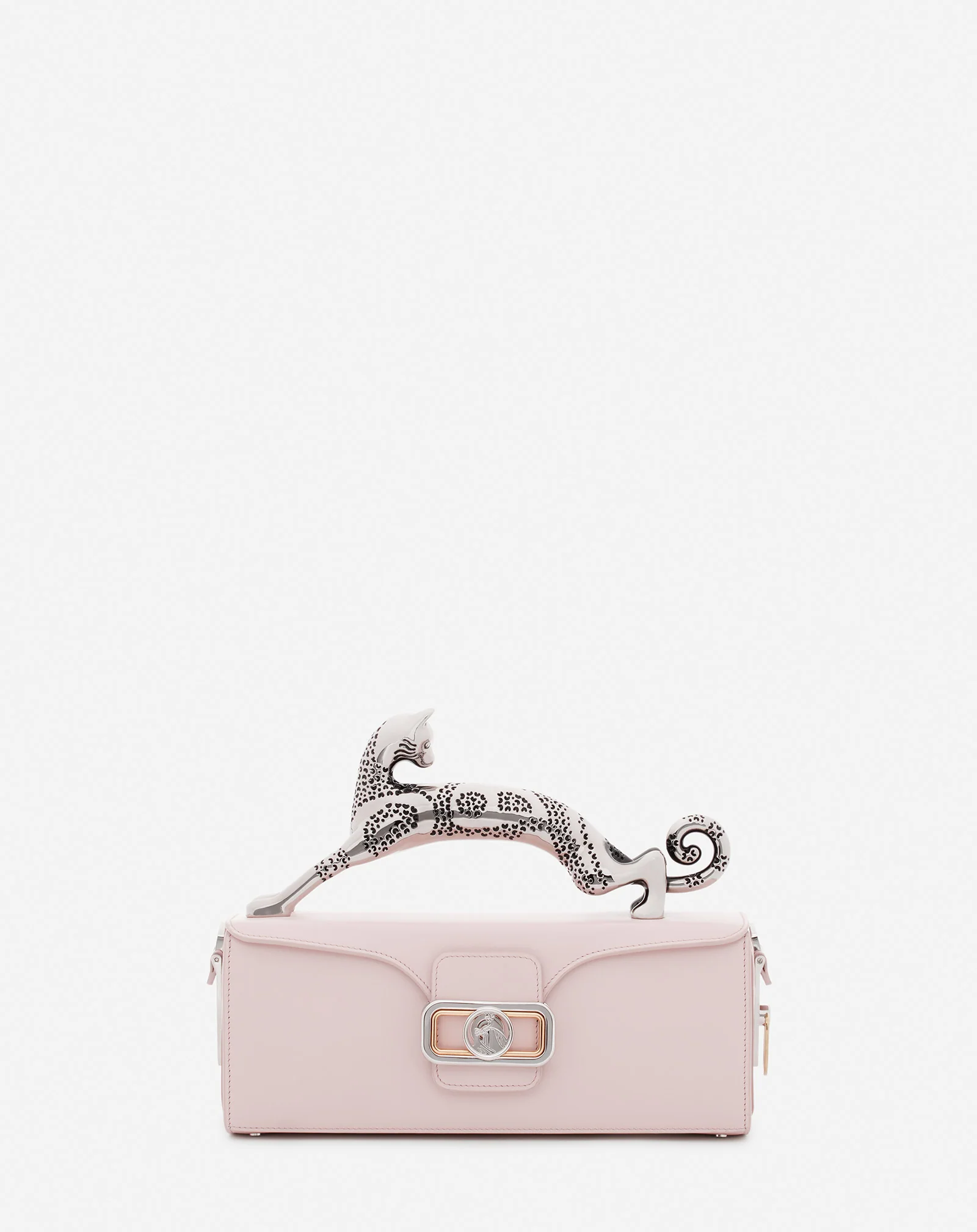 Medium leather pencil cat bag