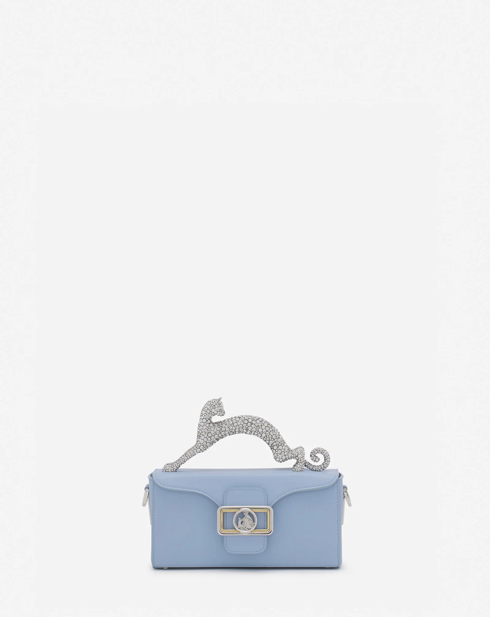 Nano pencil cat leather bag