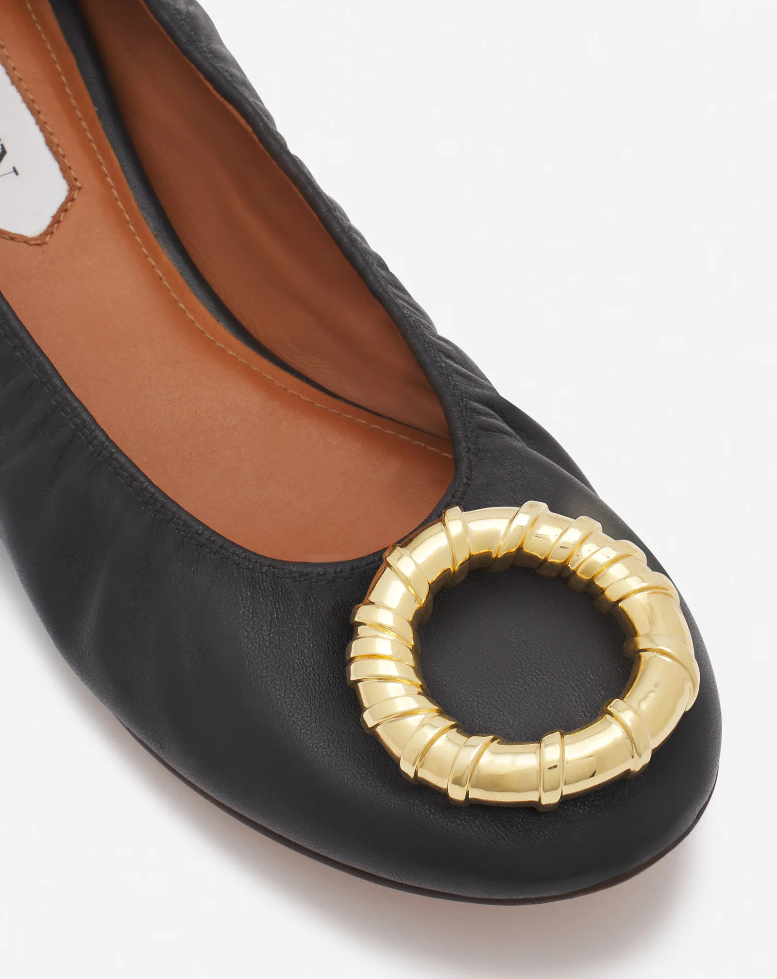 Mélodie leather ballerina flat