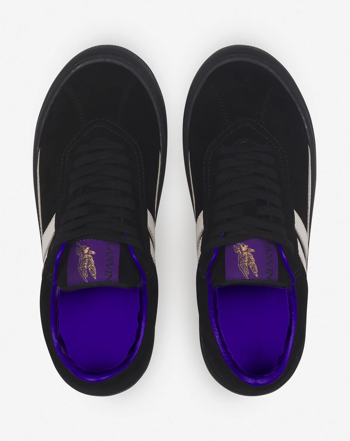 Leather cash sneakers lanvin x future for men