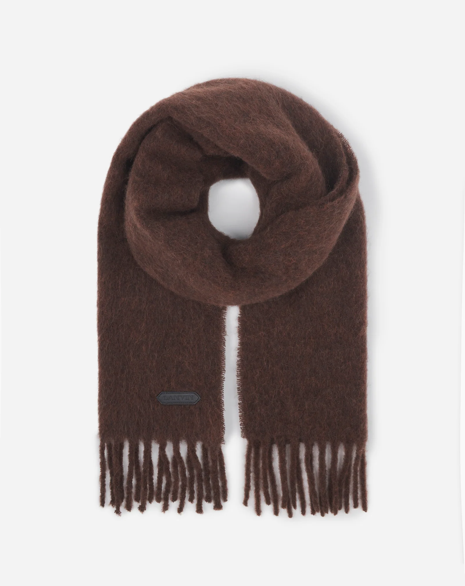 Lanvin fringed scarf in wool