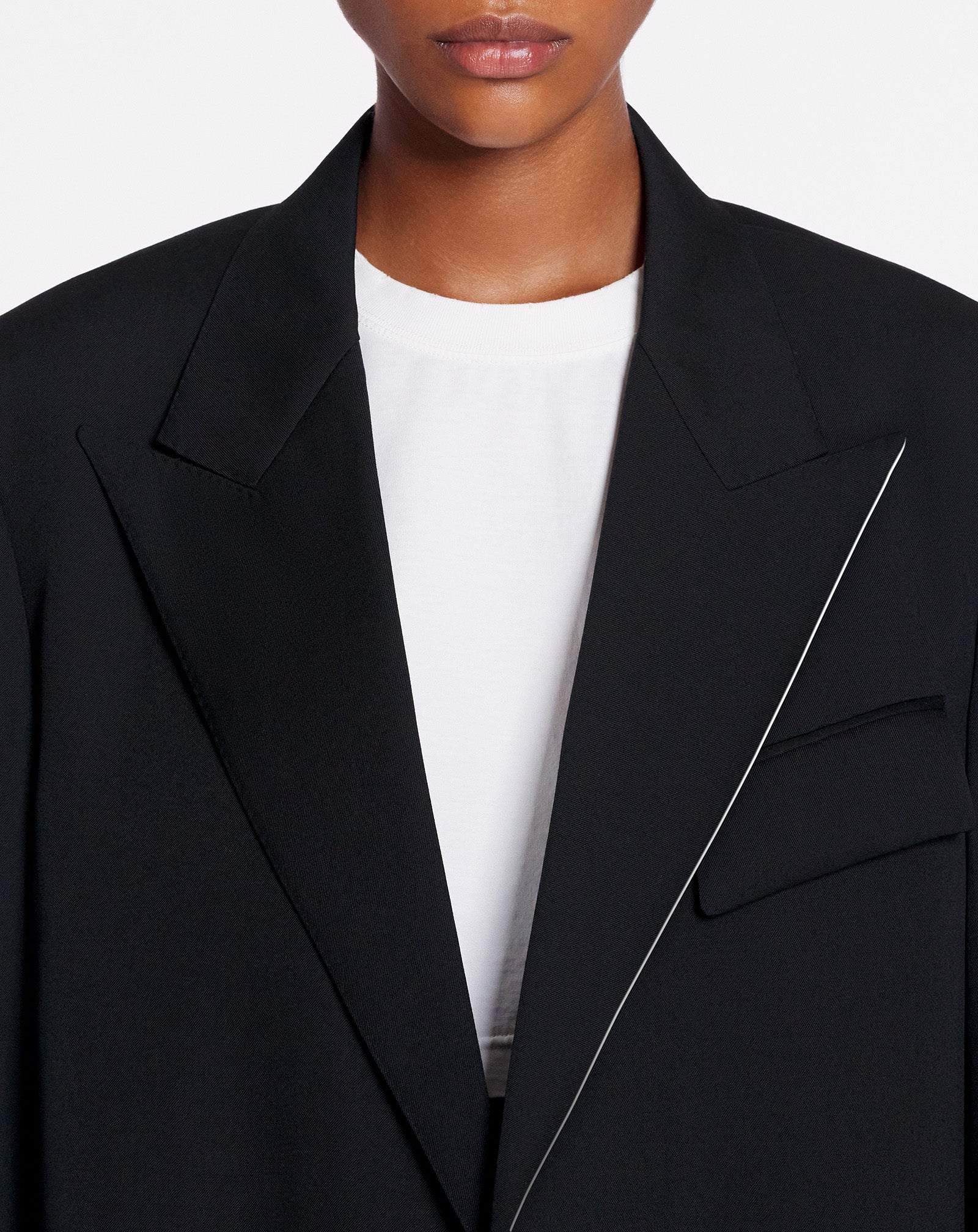 Lanvin x future unisex double-breasted jacket